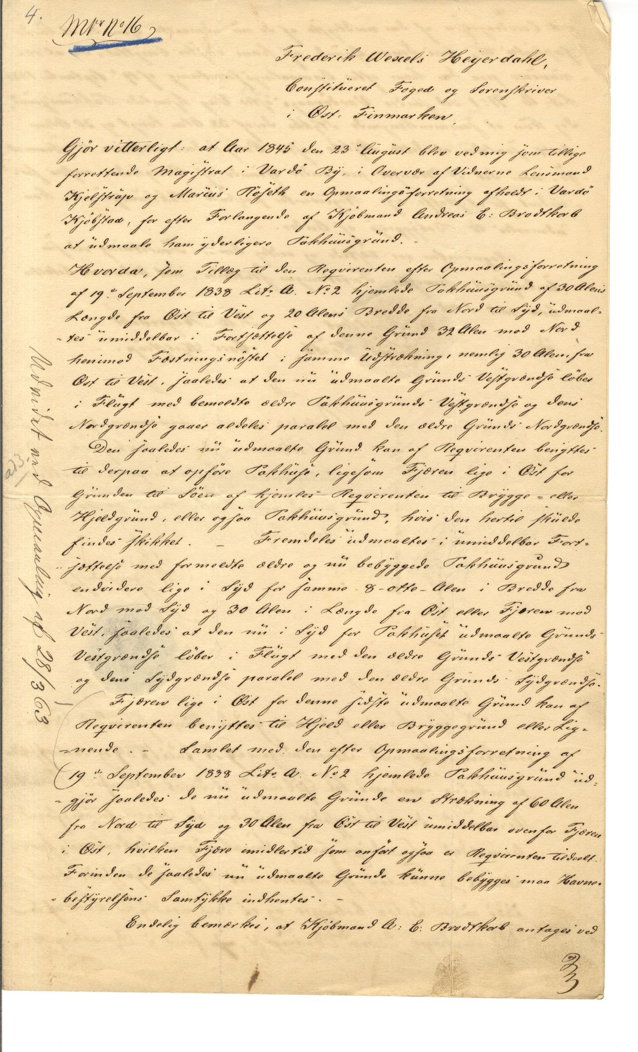 Brodtkorb handel A/S, VAMU/A-0001/Q/Qb/L0001: Skjøter og grunnbrev i Vardø by, 1822-1943, p. 8