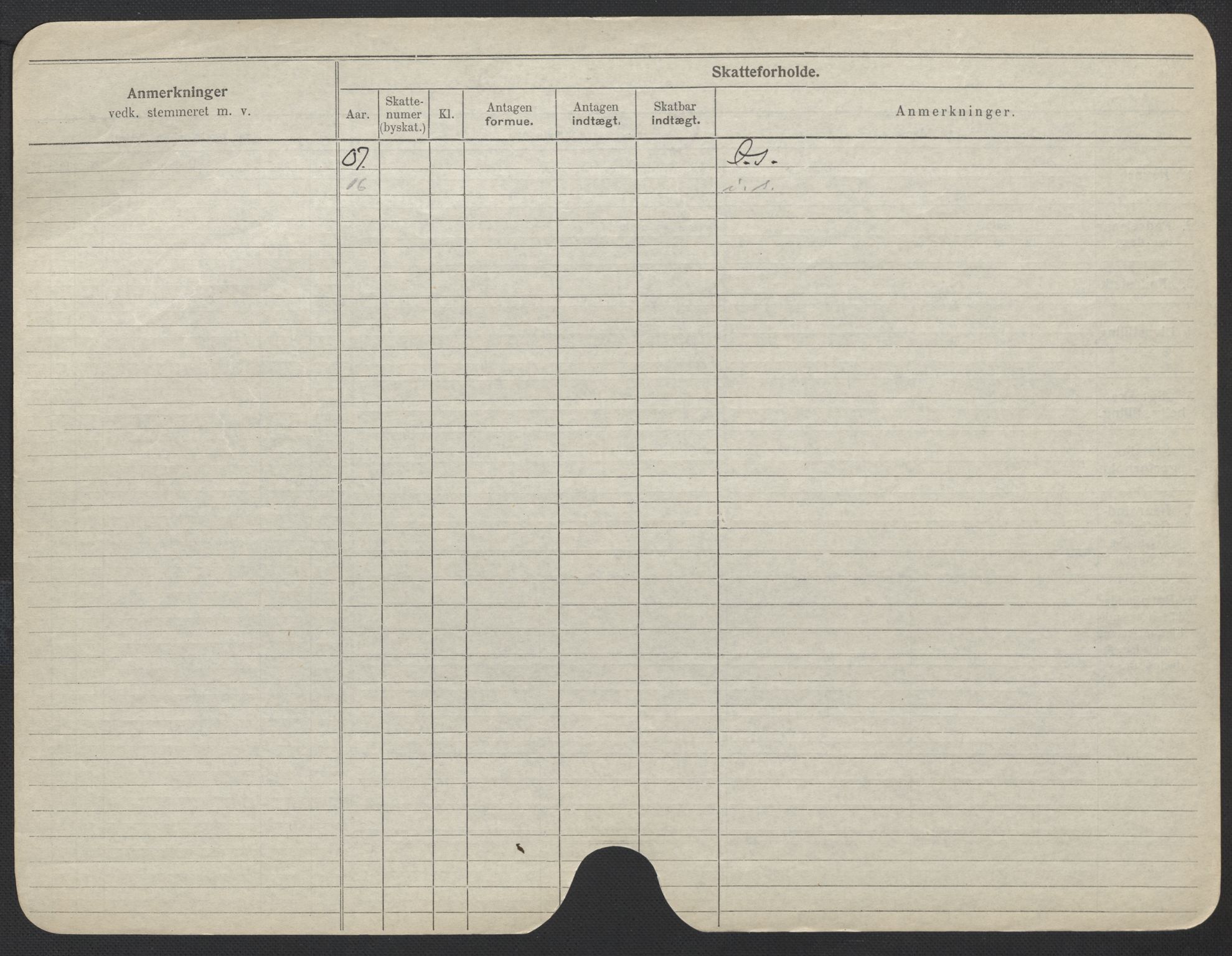 Oslo folkeregister, Registerkort, AV/SAO-A-11715/F/Fa/Fac/L0017: Kvinner, 1906-1914, p. 71b