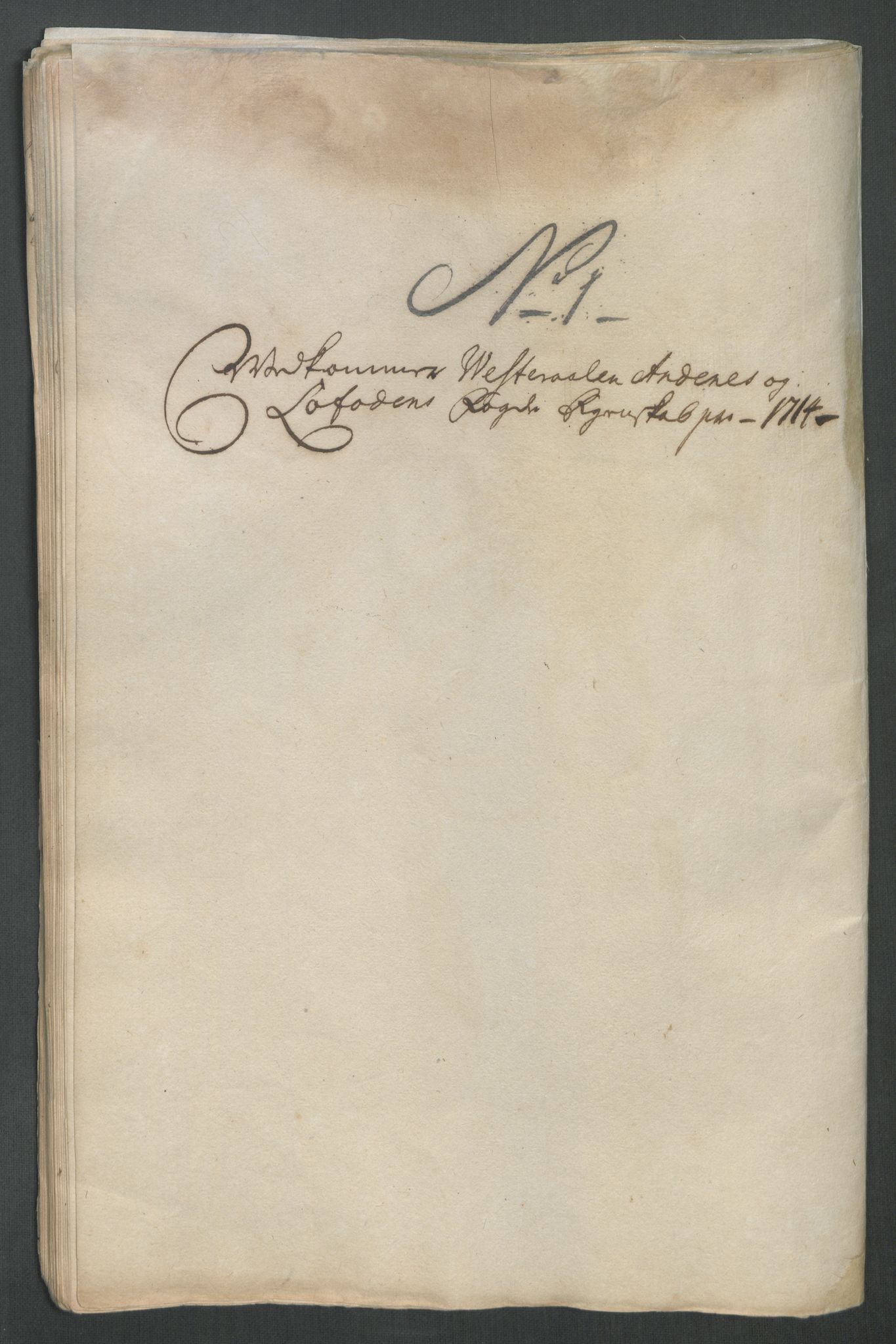 Rentekammeret inntil 1814, Reviderte regnskaper, Fogderegnskap, AV/RA-EA-4092/R67/L4680: Fogderegnskap Vesterålen, Andenes og Lofoten, 1714, p. 57