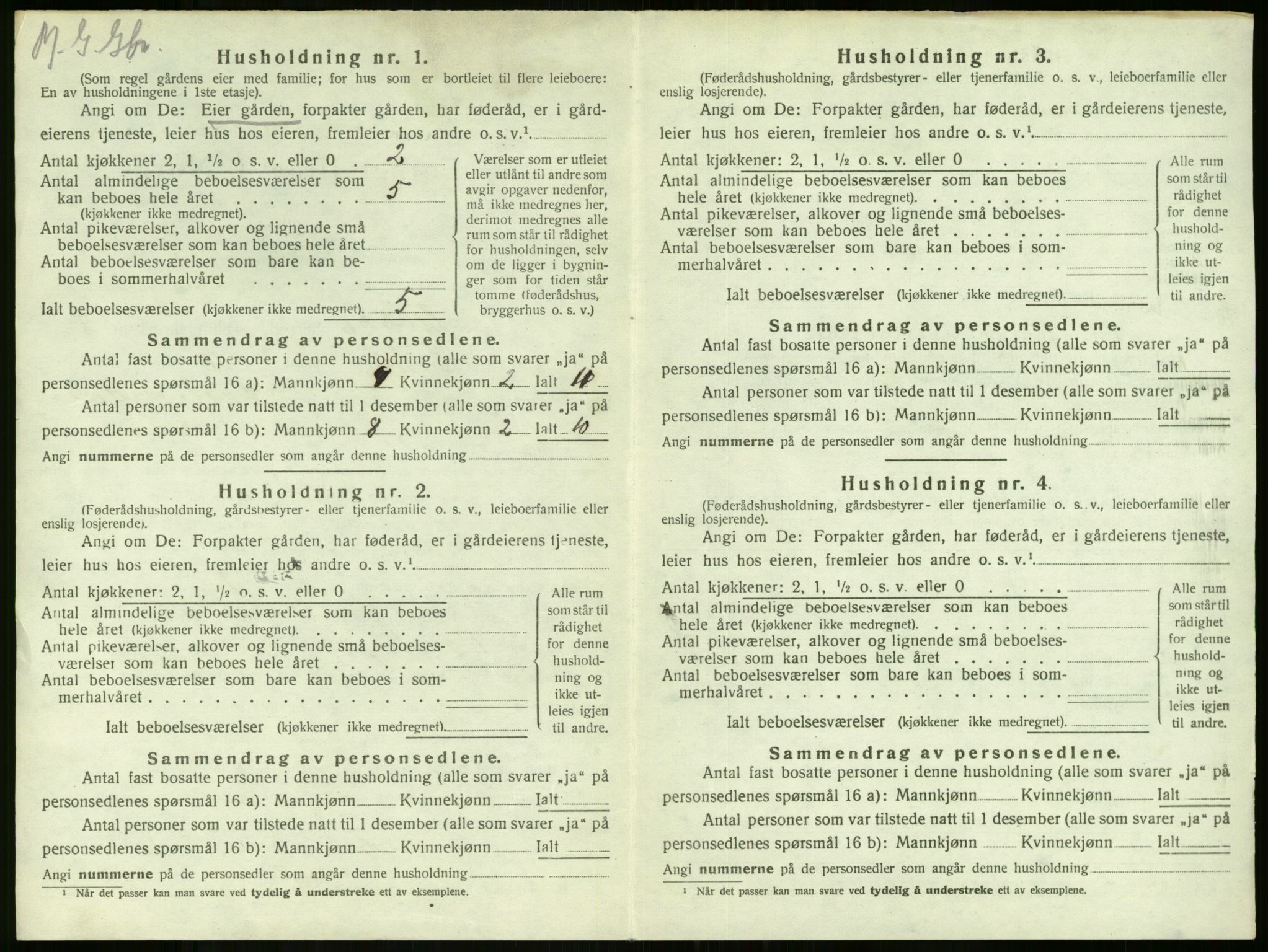 SAKO, 1920 census for Stokke, 1920, p. 1461