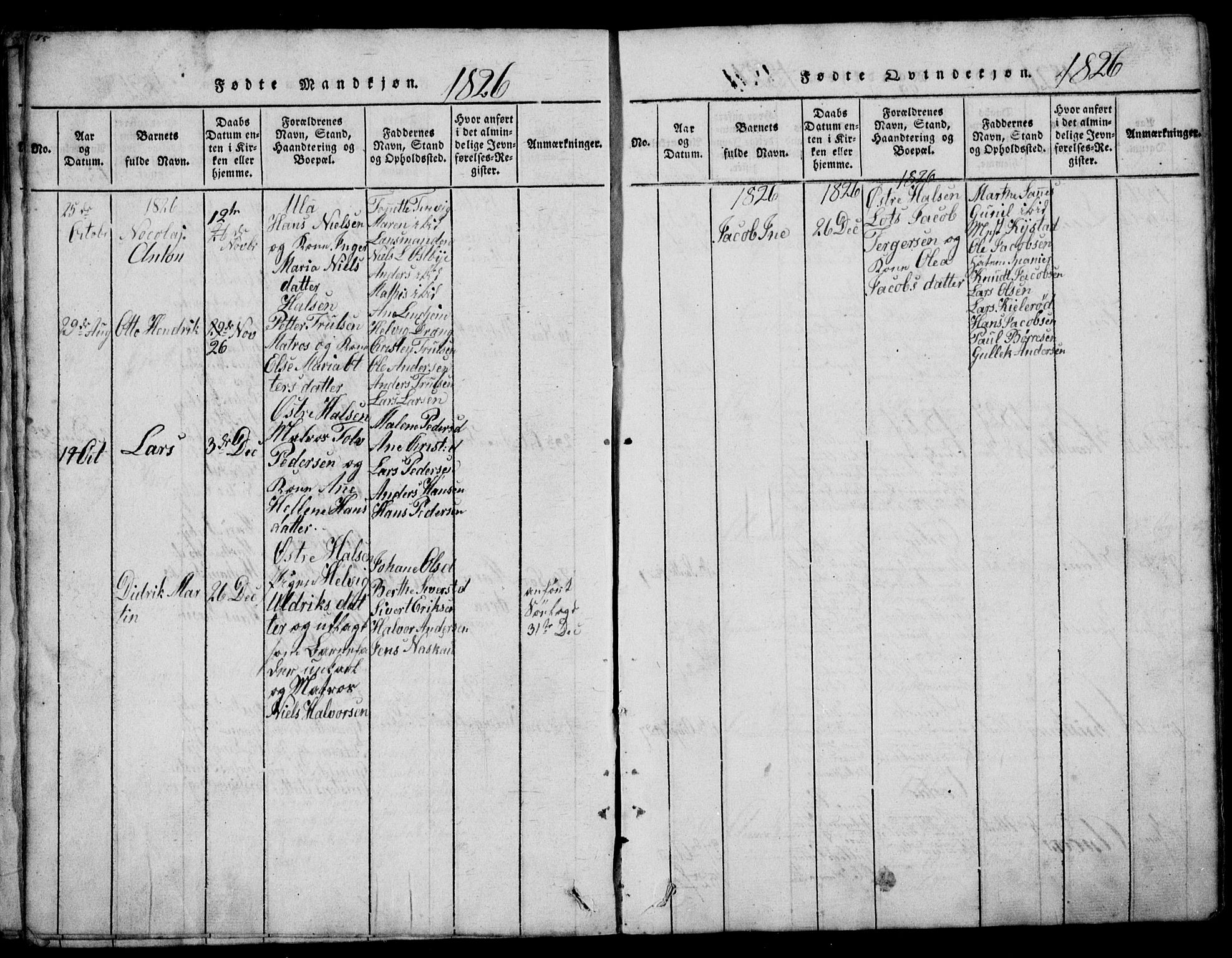 Tjølling kirkebøker, AV/SAKO-A-60/G/Ga/L0001: Parish register (copy) no. 1, 1814-1835, p. 188