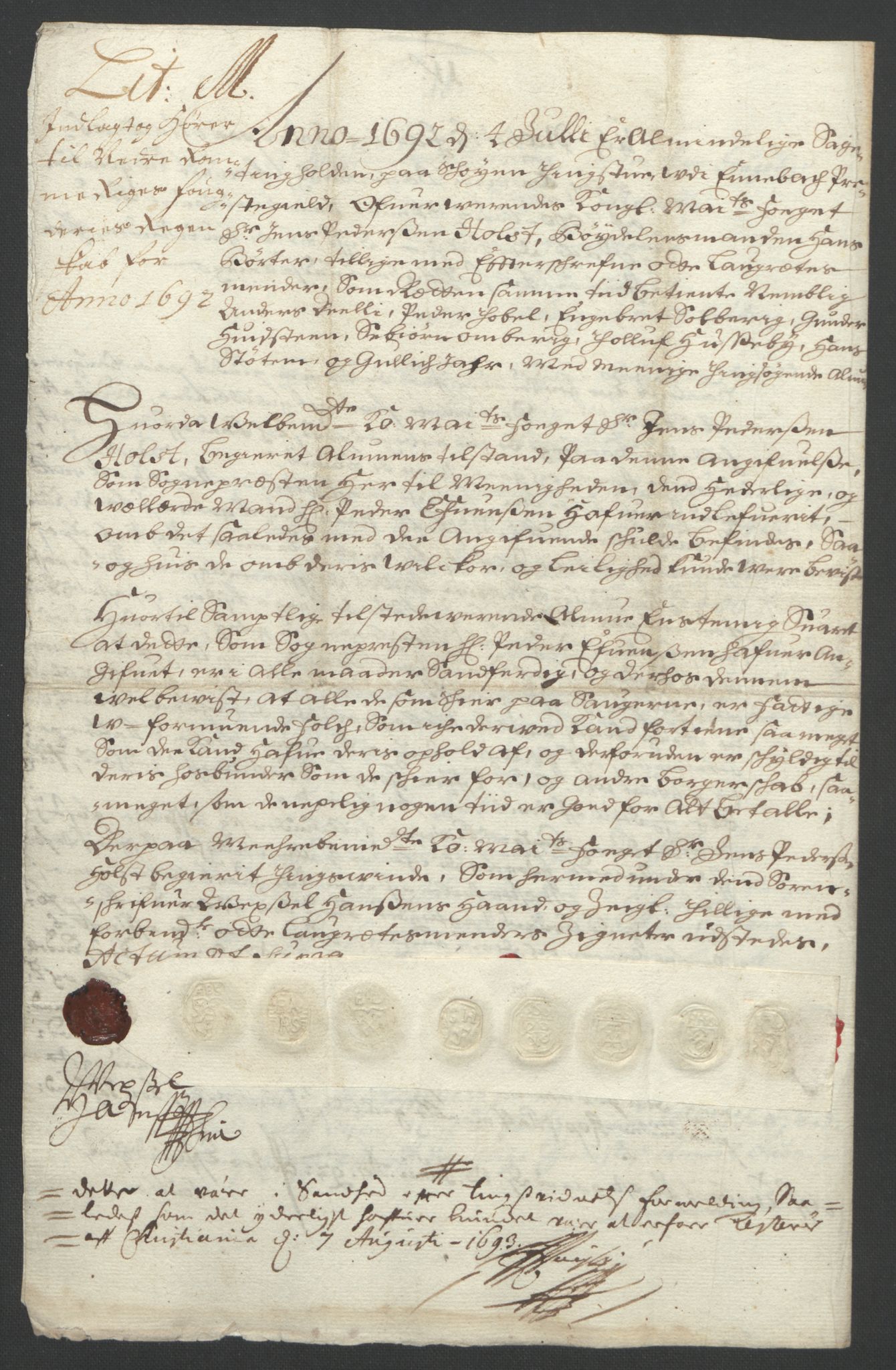 Rentekammeret inntil 1814, Reviderte regnskaper, Fogderegnskap, AV/RA-EA-4092/R11/L0577: Fogderegnskap Nedre Romerike, 1692, p. 202