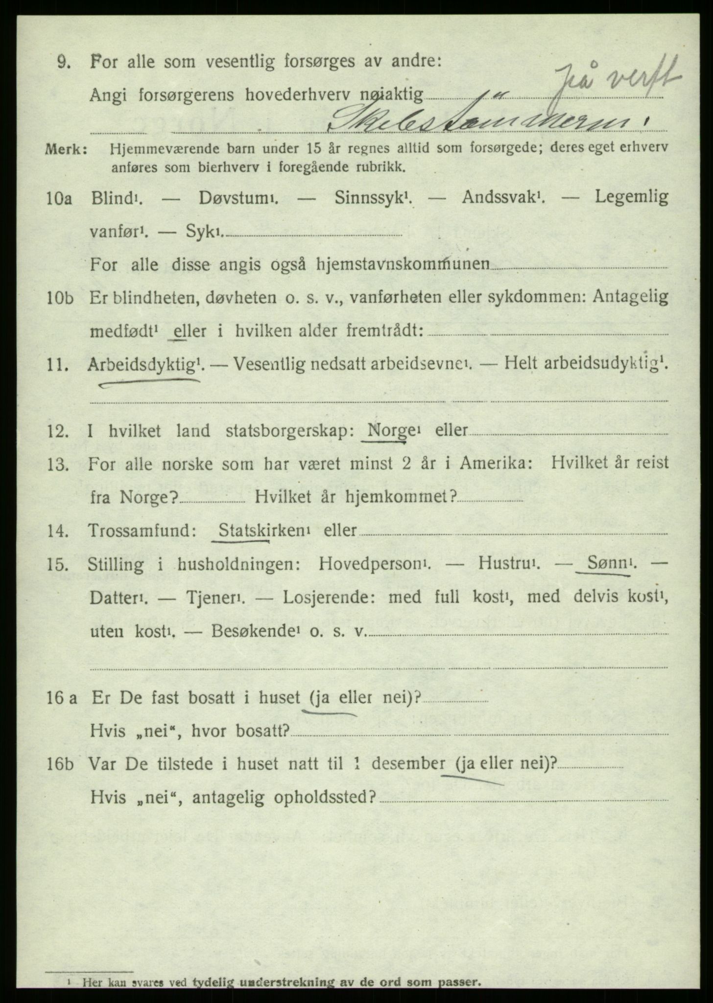 SAB, 1920 census for Askøy, 1920, p. 5503