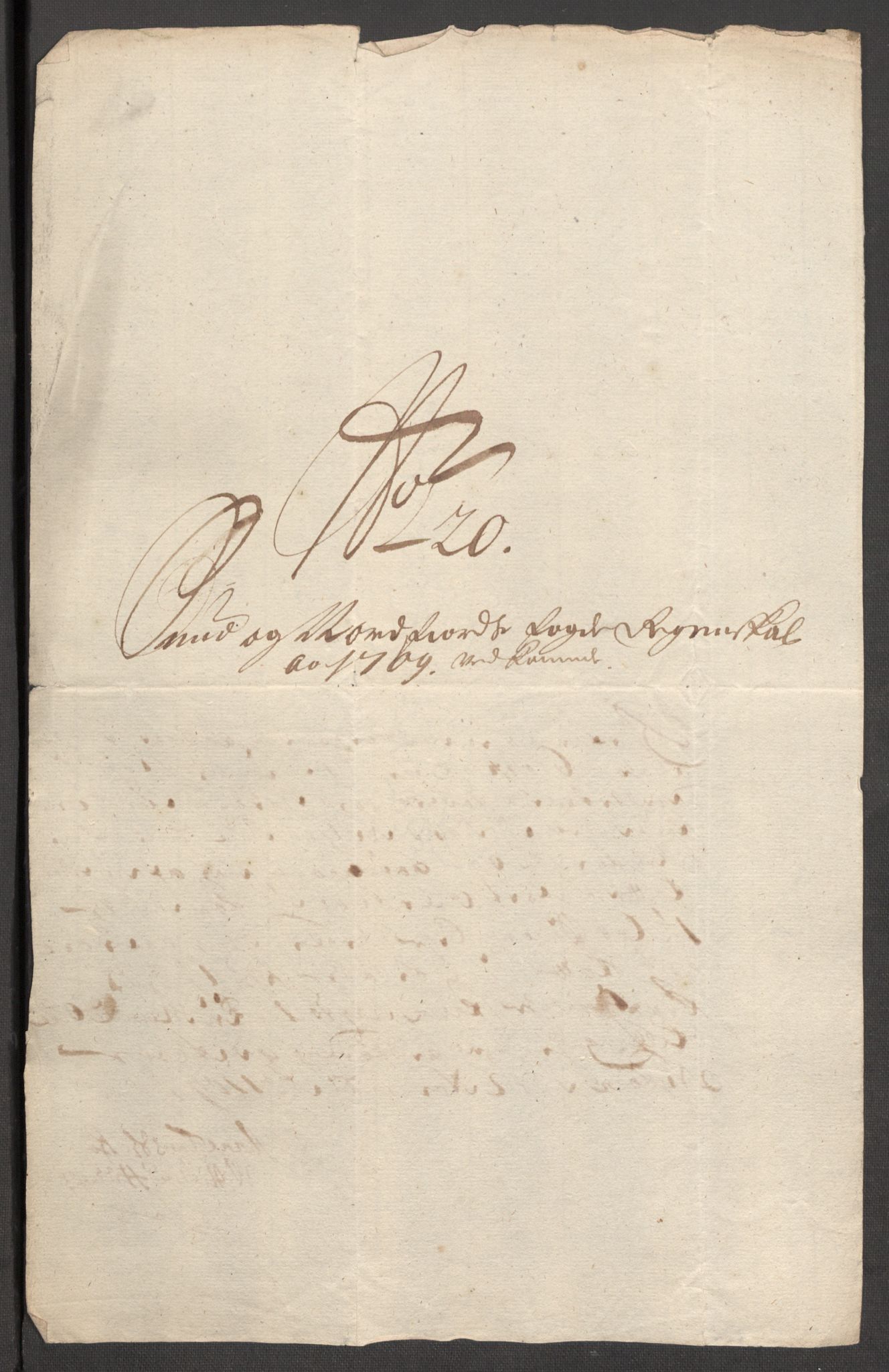 Rentekammeret inntil 1814, Reviderte regnskaper, Fogderegnskap, AV/RA-EA-4092/R53/L3432: Fogderegnskap Sunn- og Nordfjord, 1709, p. 180