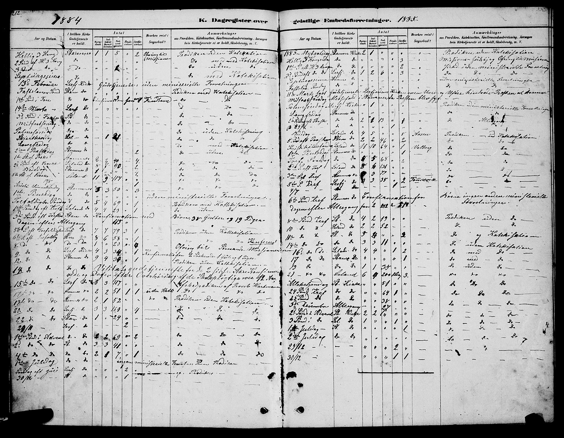 Ministerialprotokoller, klokkerbøker og fødselsregistre - Nordland, SAT/A-1459/831/L0477: Parish register (copy) no. 831C04, 1878-1897, p. 212