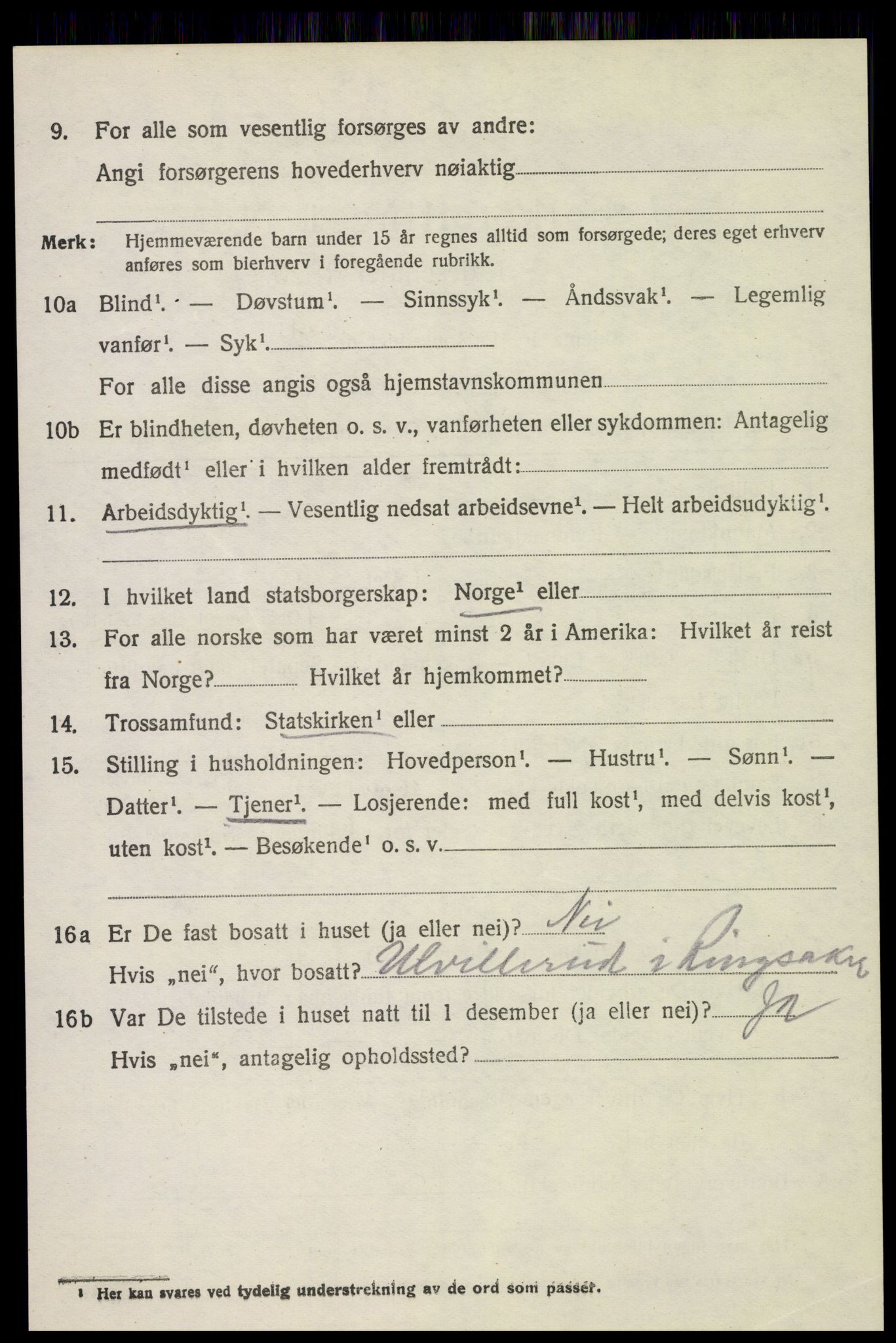 SAH, 1920 census for Ringsaker, 1920, p. 26197