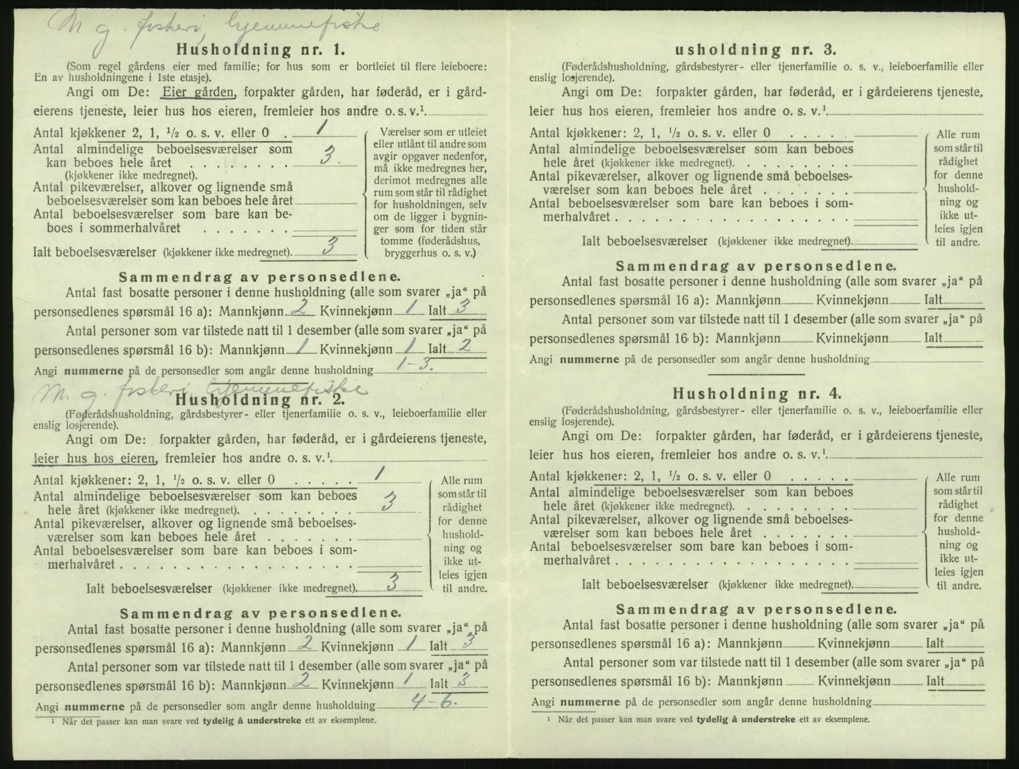 SAK, 1920 census for Halse og Harkmark, 1920, p. 1474