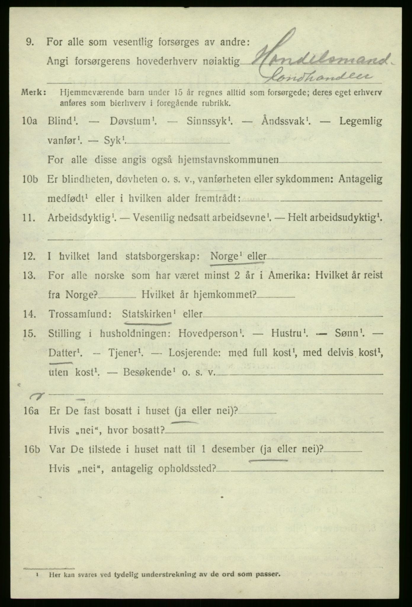 SAB, 1920 census for Gaular, 1920, p. 1805