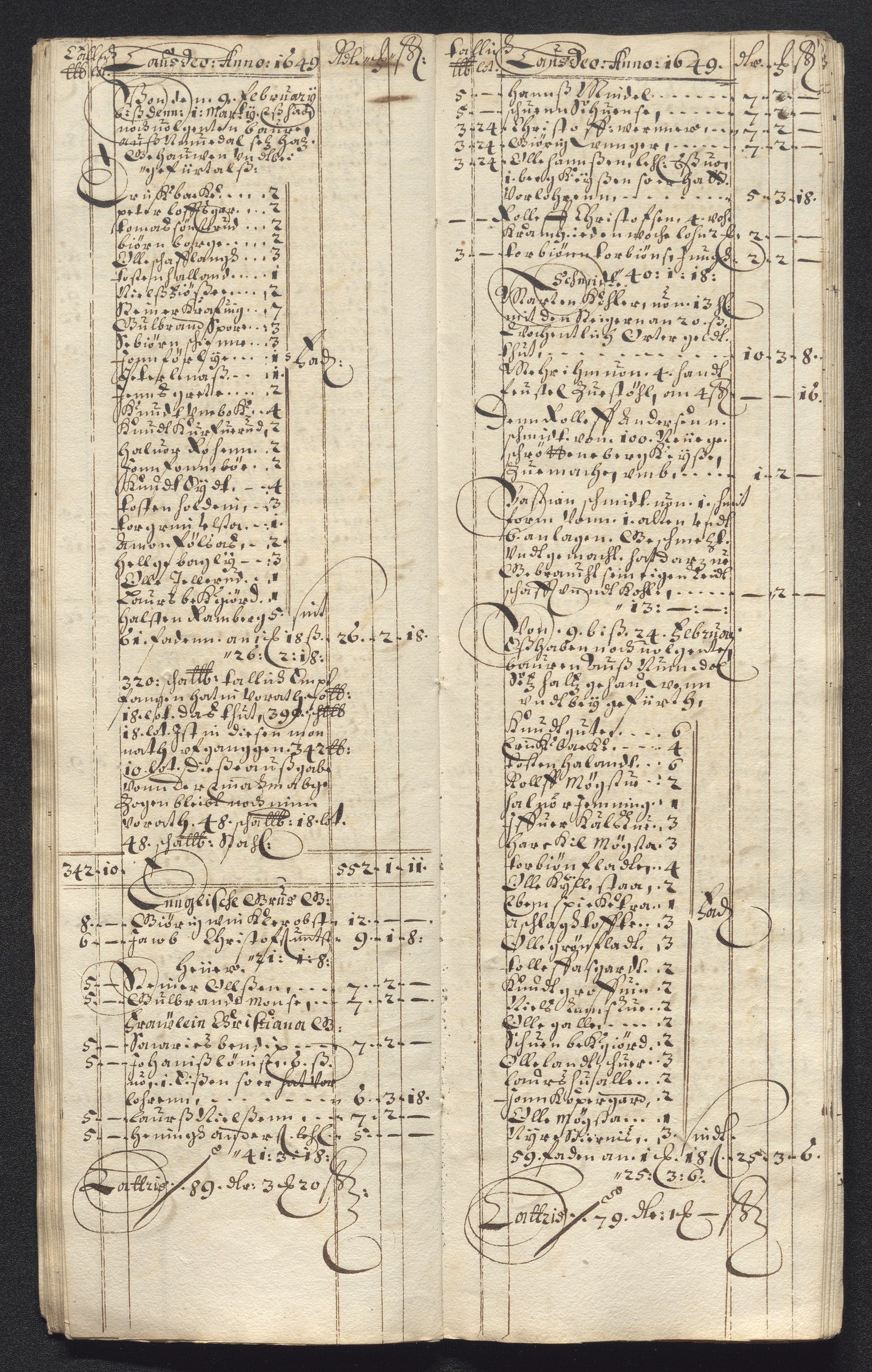 Kongsberg Sølvverk 1623-1816, AV/SAKO-EA-3135/001/D/Dc/Dcd/L0023: Utgiftsregnskap for gruver m.m., 1649, p. 220