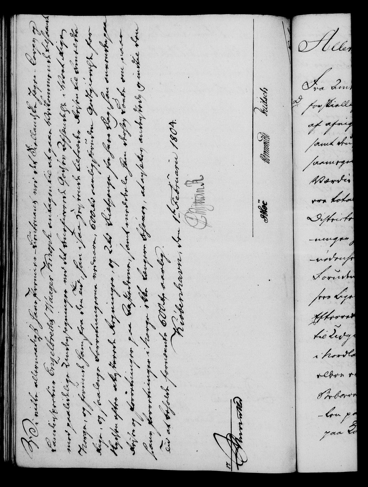 Rentekammeret, Kammerkanselliet, RA/EA-3111/G/Gf/Gfa/L0086: Norsk relasjons- og resolusjonsprotokoll (merket RK 52.86), 1804, p. 147