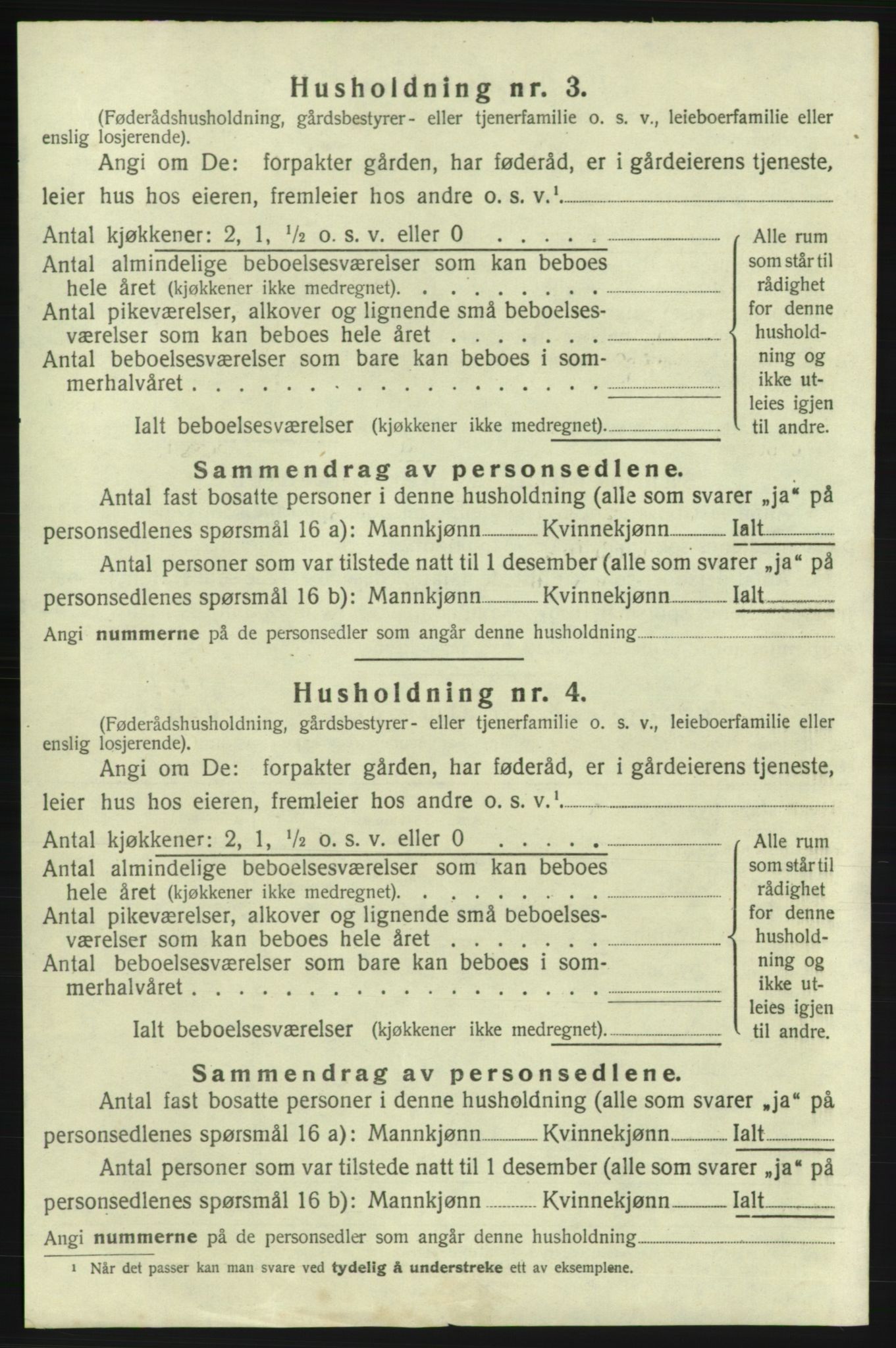 SAB, 1920 census for Skånevik, 1920, p. 2261