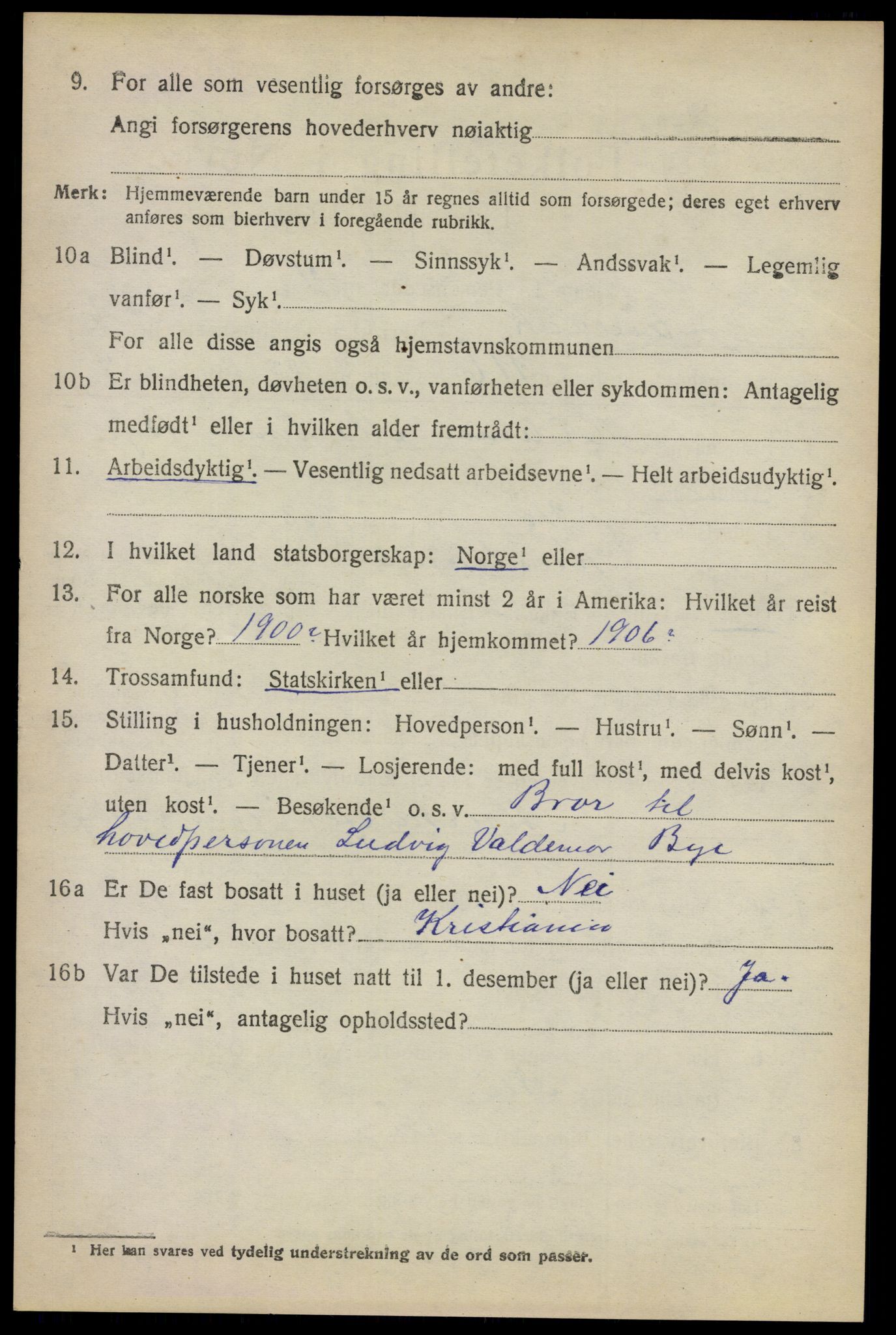 SAO, 1920 census for Enebakk, 1920, p. 6084