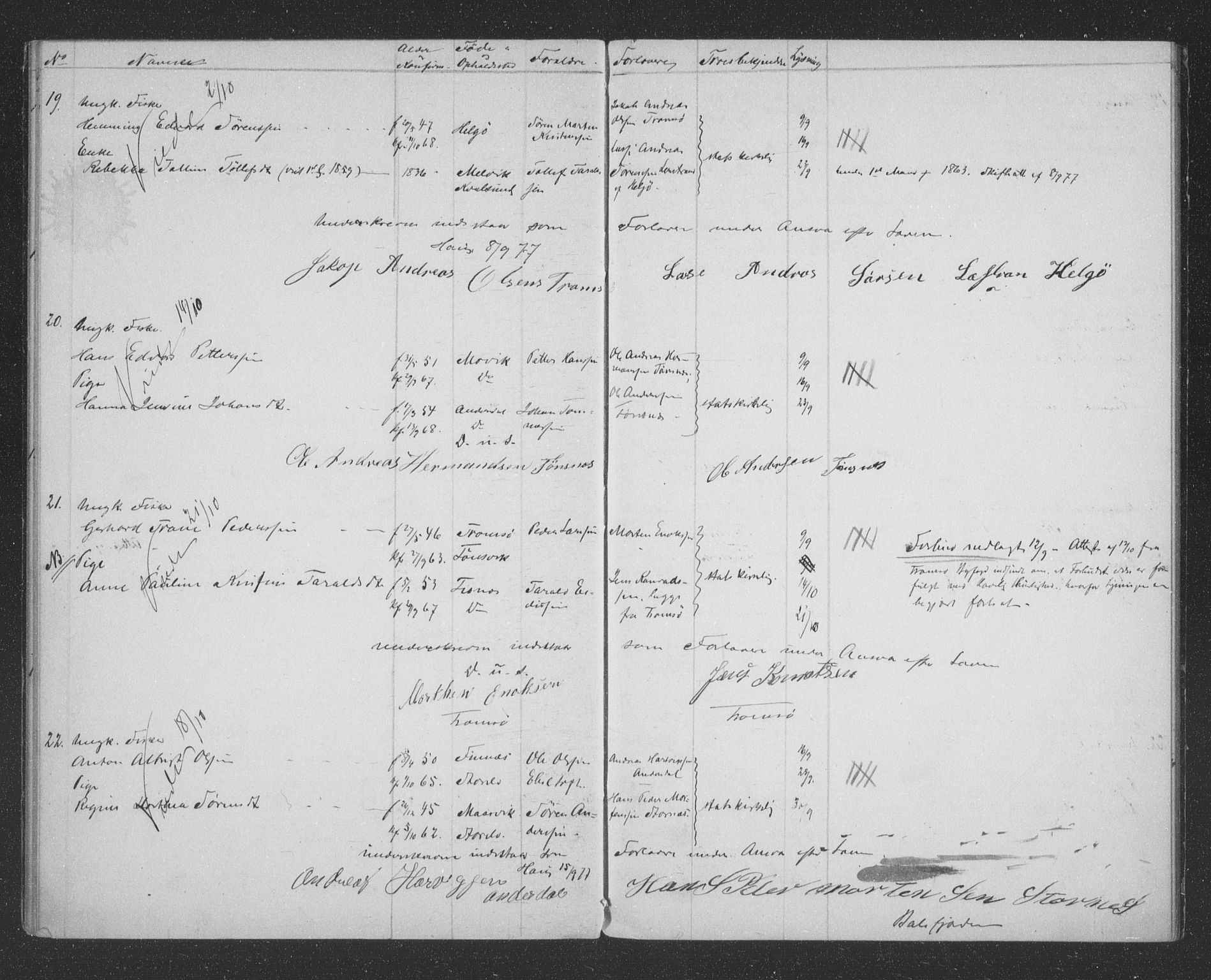 Tromsøysund sokneprestkontor, AV/SATØ-S-1304/H/Hc/L0055: Banns register no. 55, 1875-1880