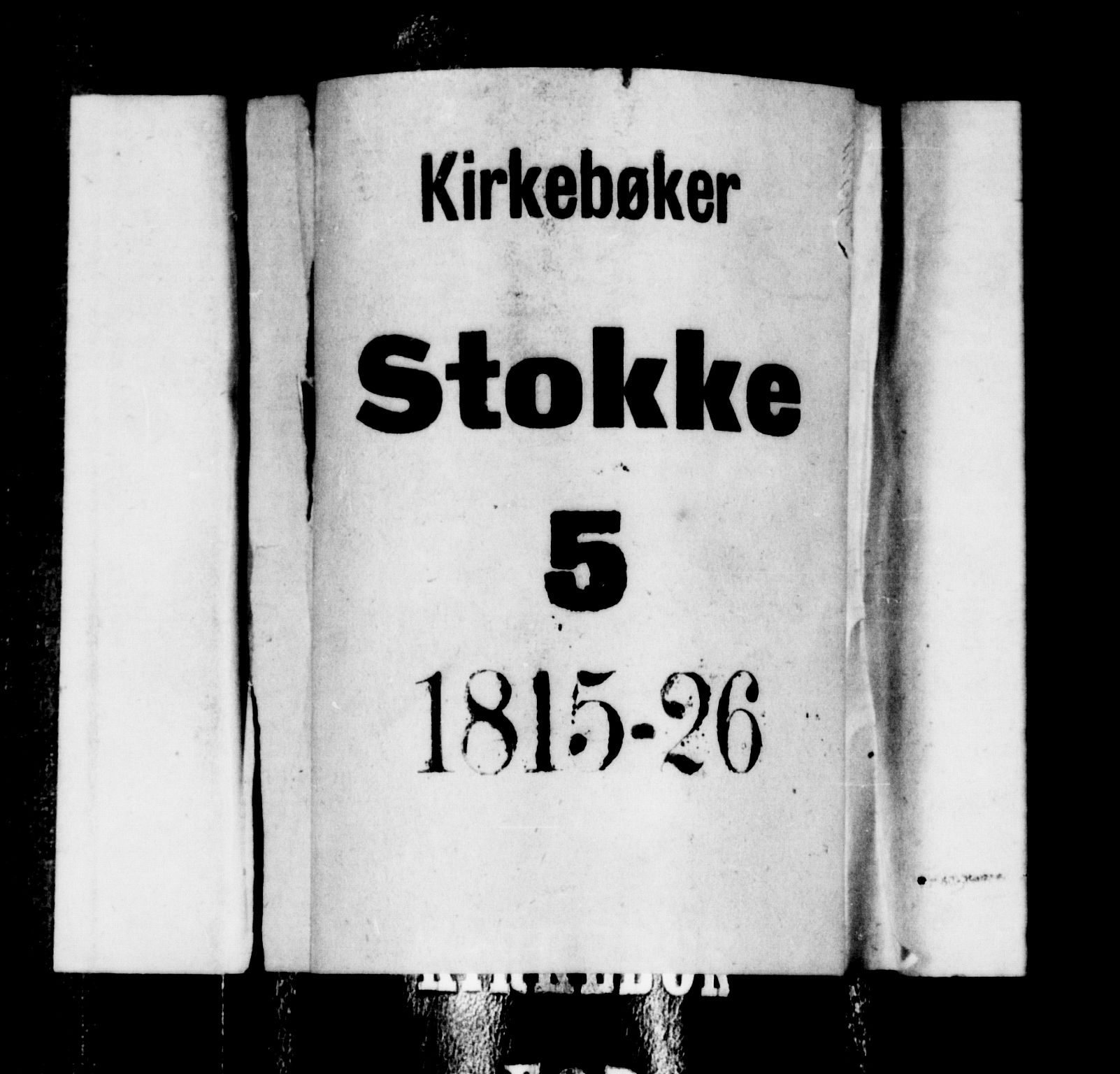 Stokke kirkebøker, AV/SAKO-A-320/F/Fa/L0005: Parish register (official) no. I 5, 1815-1826