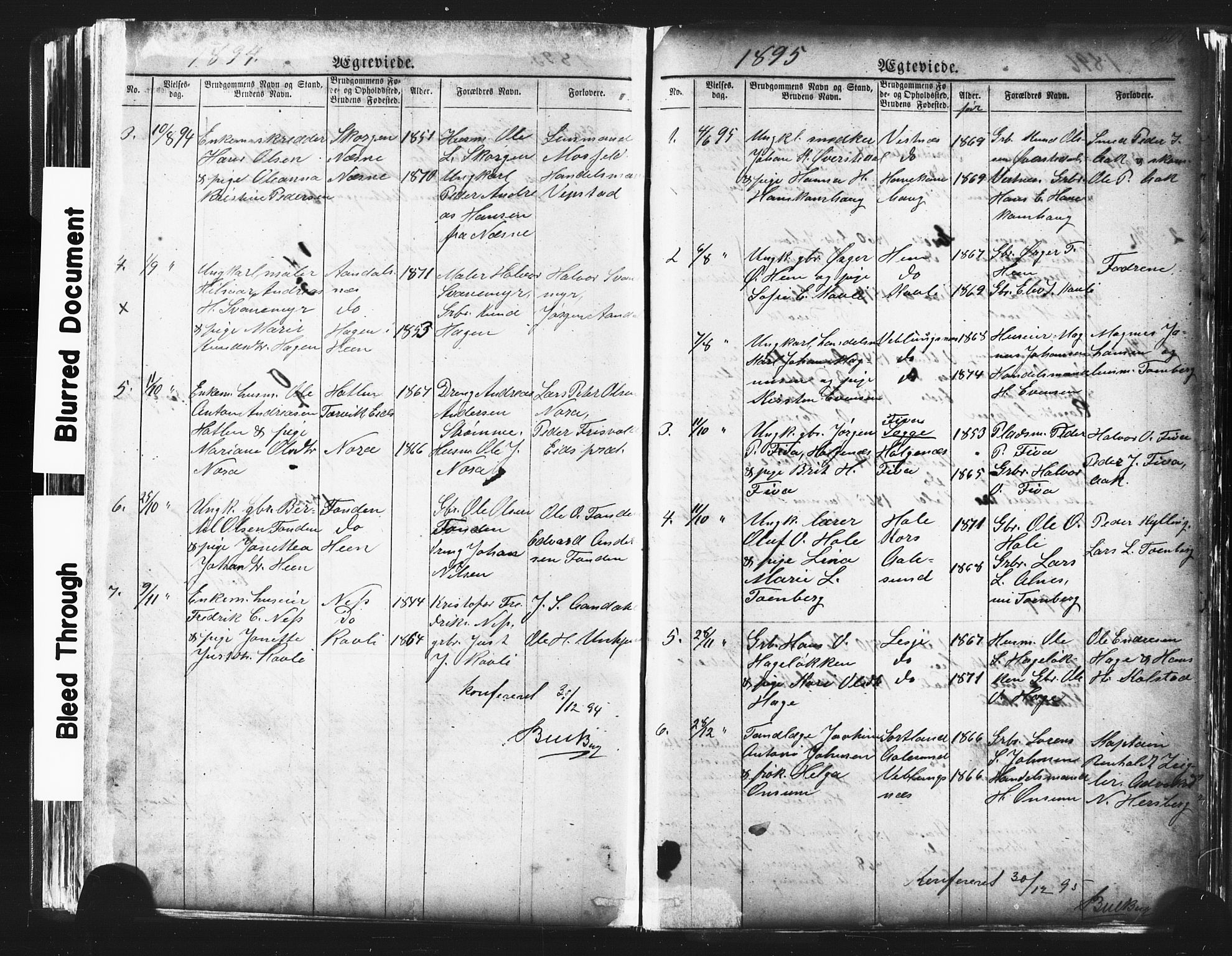 Ministerialprotokoller, klokkerbøker og fødselsregistre - Møre og Romsdal, SAT/A-1454/544/L0580: Parish register (copy) no. 544C02, 1867-1909, p. 205