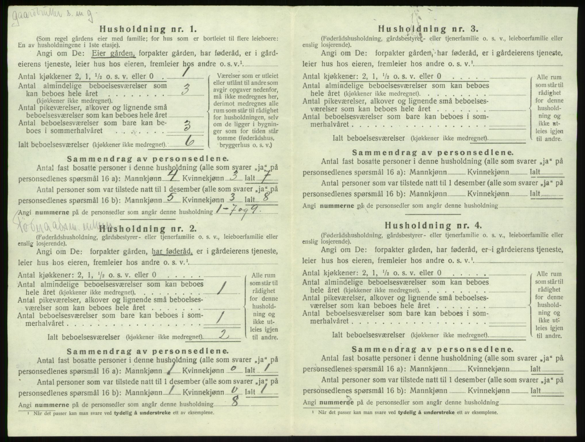 SAB, 1920 census for Kyrkjebø, 1920, p. 120