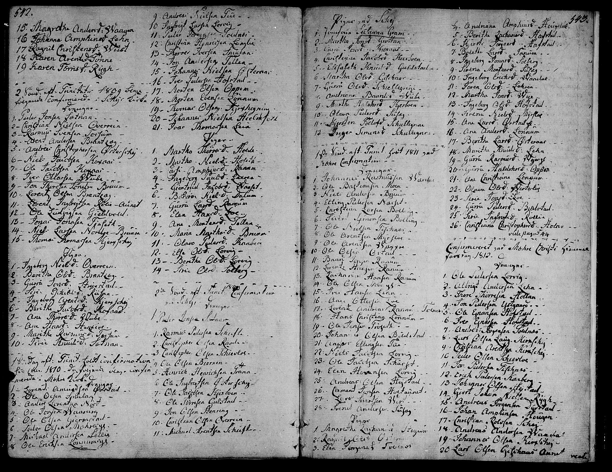 Ministerialprotokoller, klokkerbøker og fødselsregistre - Nord-Trøndelag, SAT/A-1458/735/L0332: Parish register (official) no. 735A03, 1795-1816, p. 542-543