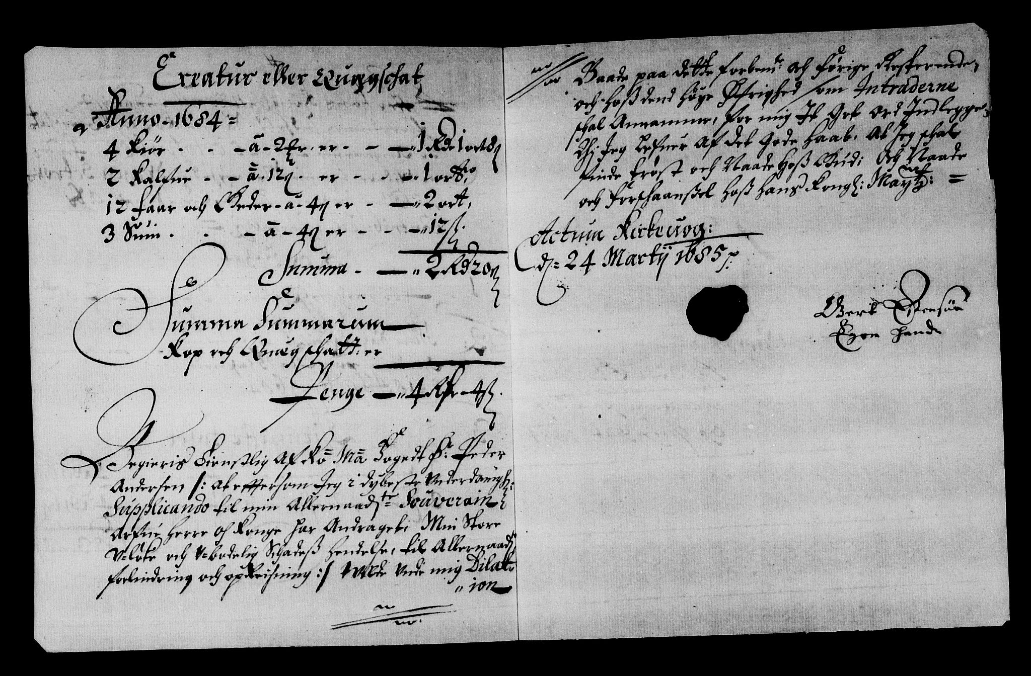 Rentekammeret inntil 1814, Reviderte regnskaper, Stiftamtstueregnskaper, Trondheim stiftamt og Nordland amt, AV/RA-EA-6044/R/Rg/L0077: Trondheim stiftamt og Nordland amt, 1684