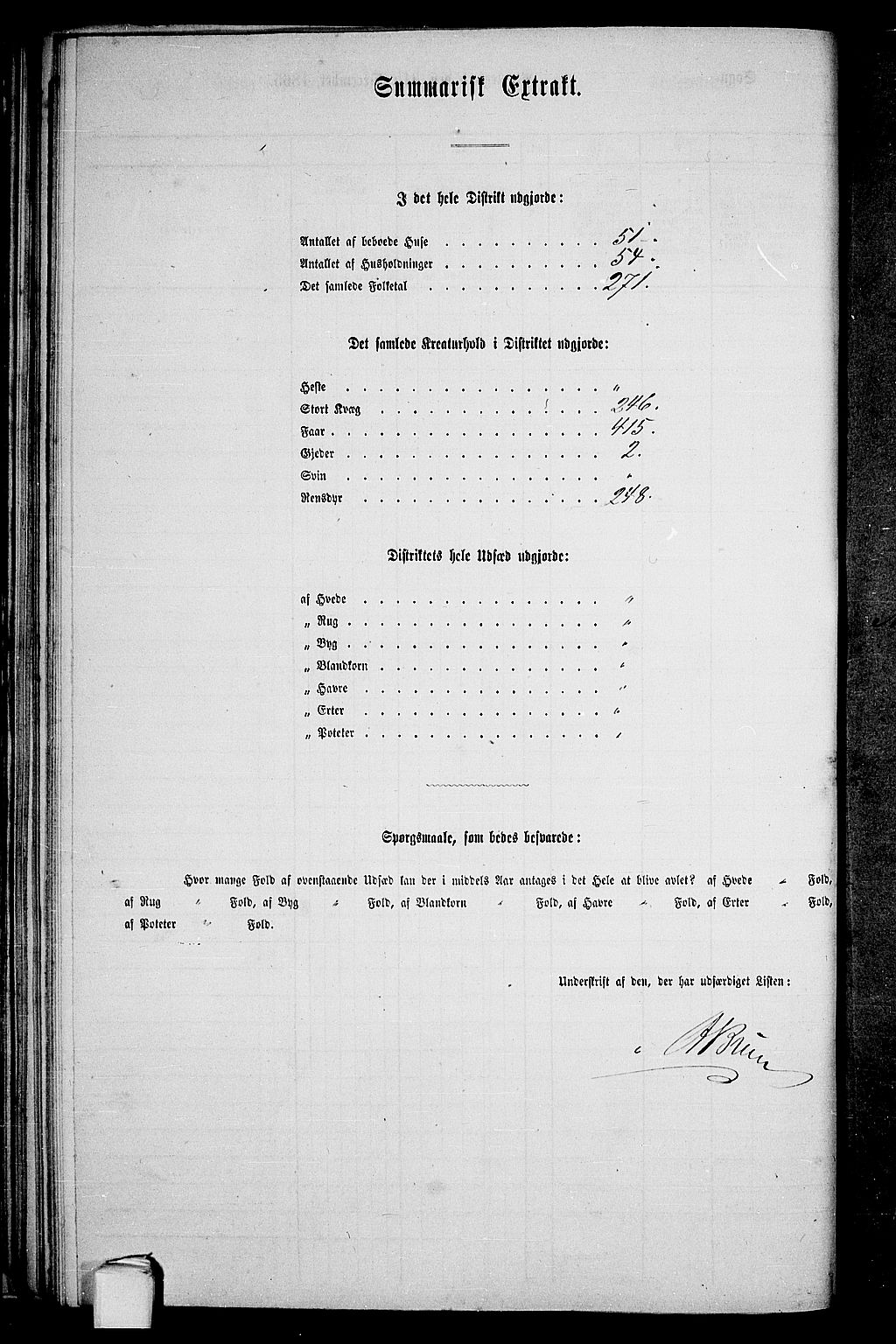 RA, 1865 census for Nesseby, 1865, p. 42