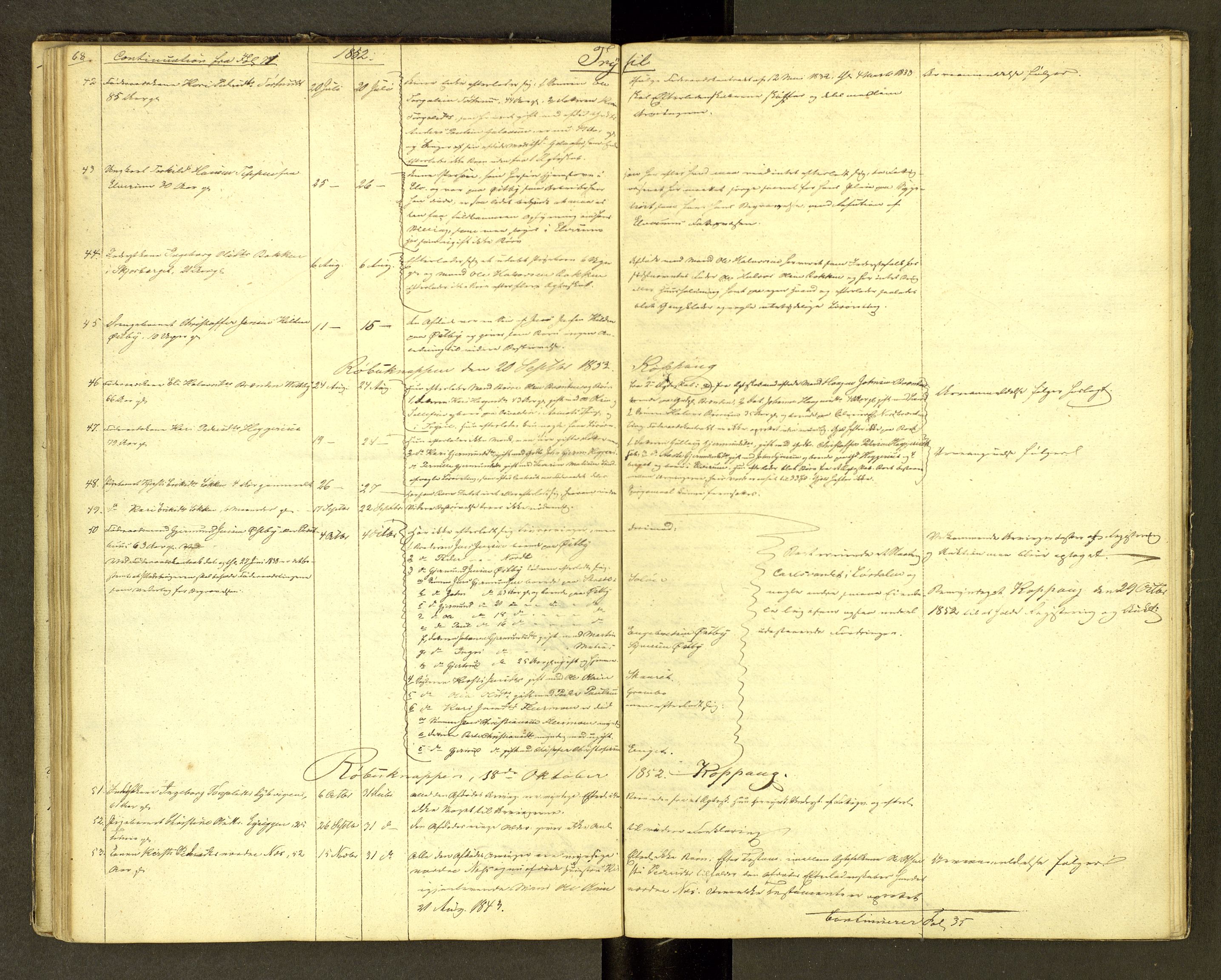 Sør-Østerdal sorenskriveri, SAH/TING-018/J/Jg/L0001: Dødsfallsjournal, 1844-1853