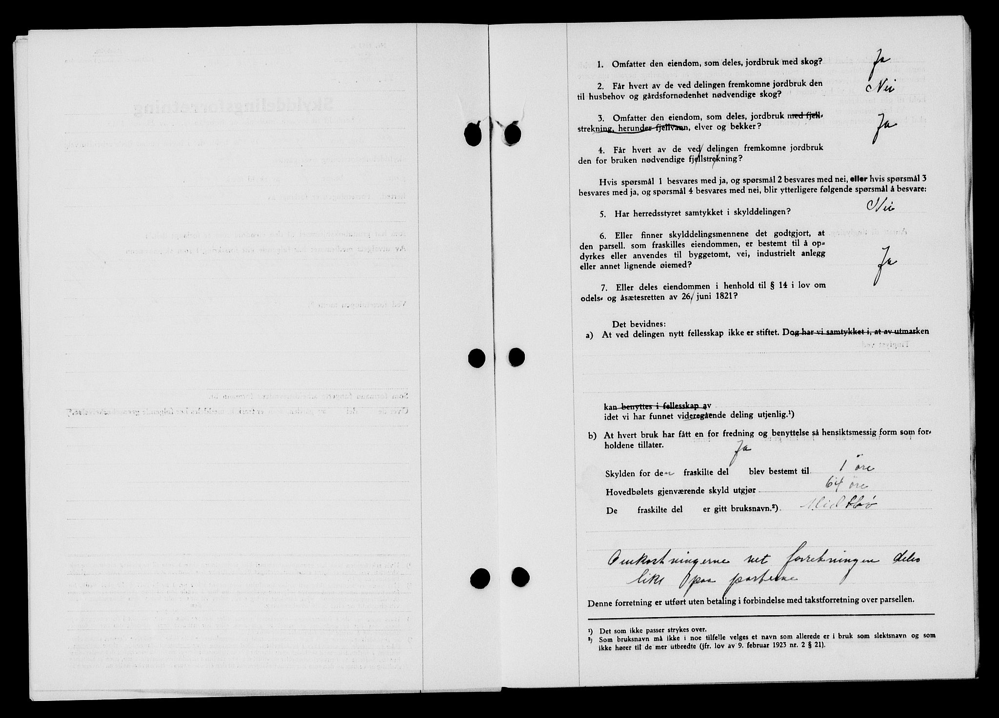 Flekkefjord sorenskriveri, SAK/1221-0001/G/Gb/Gba/L0060: Mortgage book no. A-8, 1945-1946, Diary no: : 574/1946