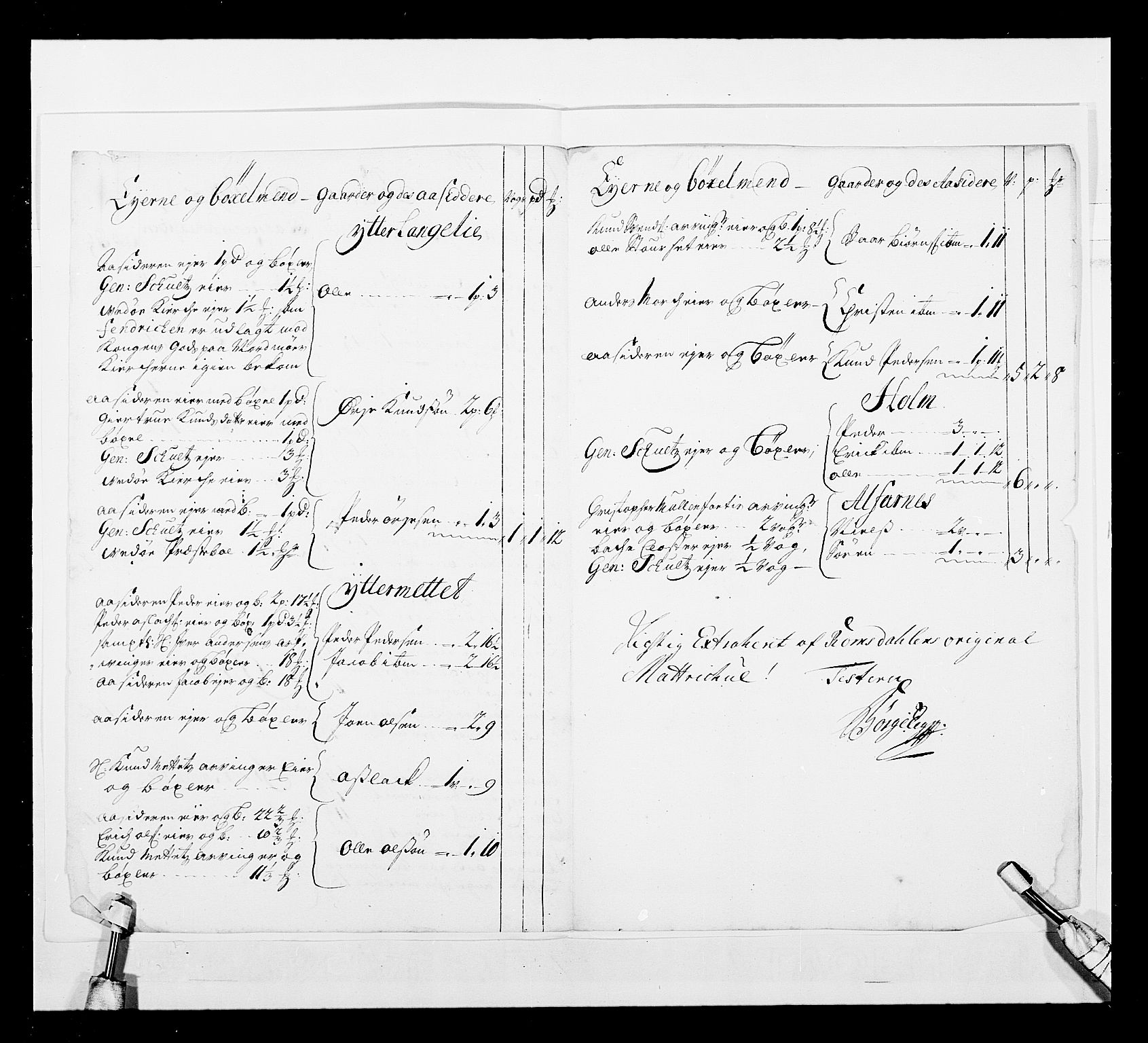 Stattholderembetet 1572-1771, AV/RA-EA-2870/Ek/L0044/0002: Forskjellig 1726-1754 og u. d.: / Forskjellige jordebøker o.l., 1600-1800, p. 89