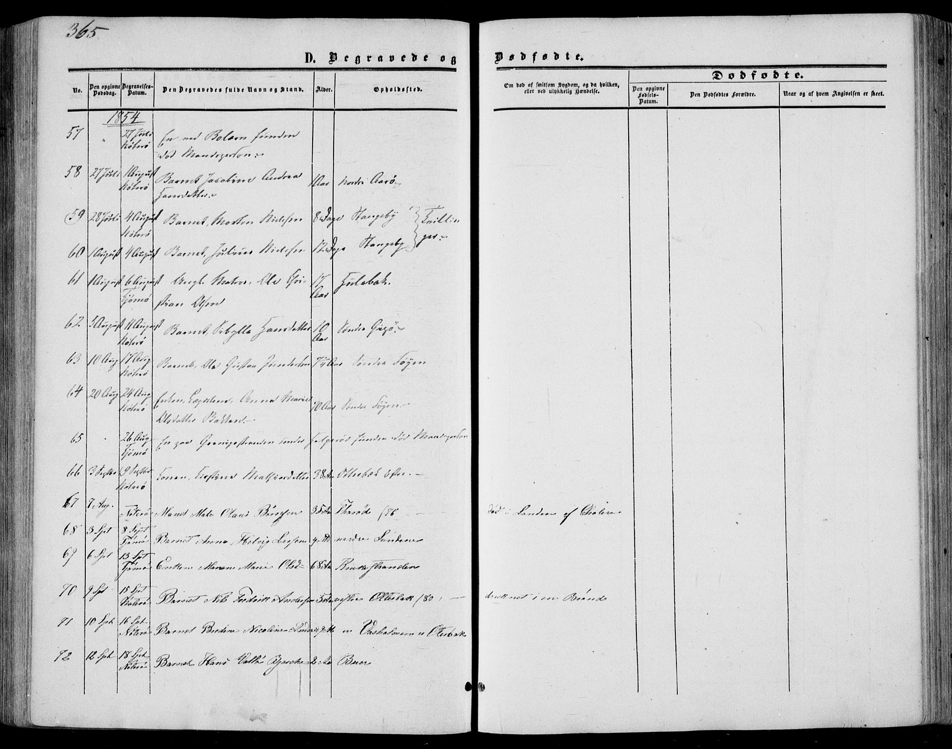 Nøtterøy kirkebøker, SAKO/A-354/F/Fa/L0006: Parish register (official) no. I 6, 1852-1864, p. 365