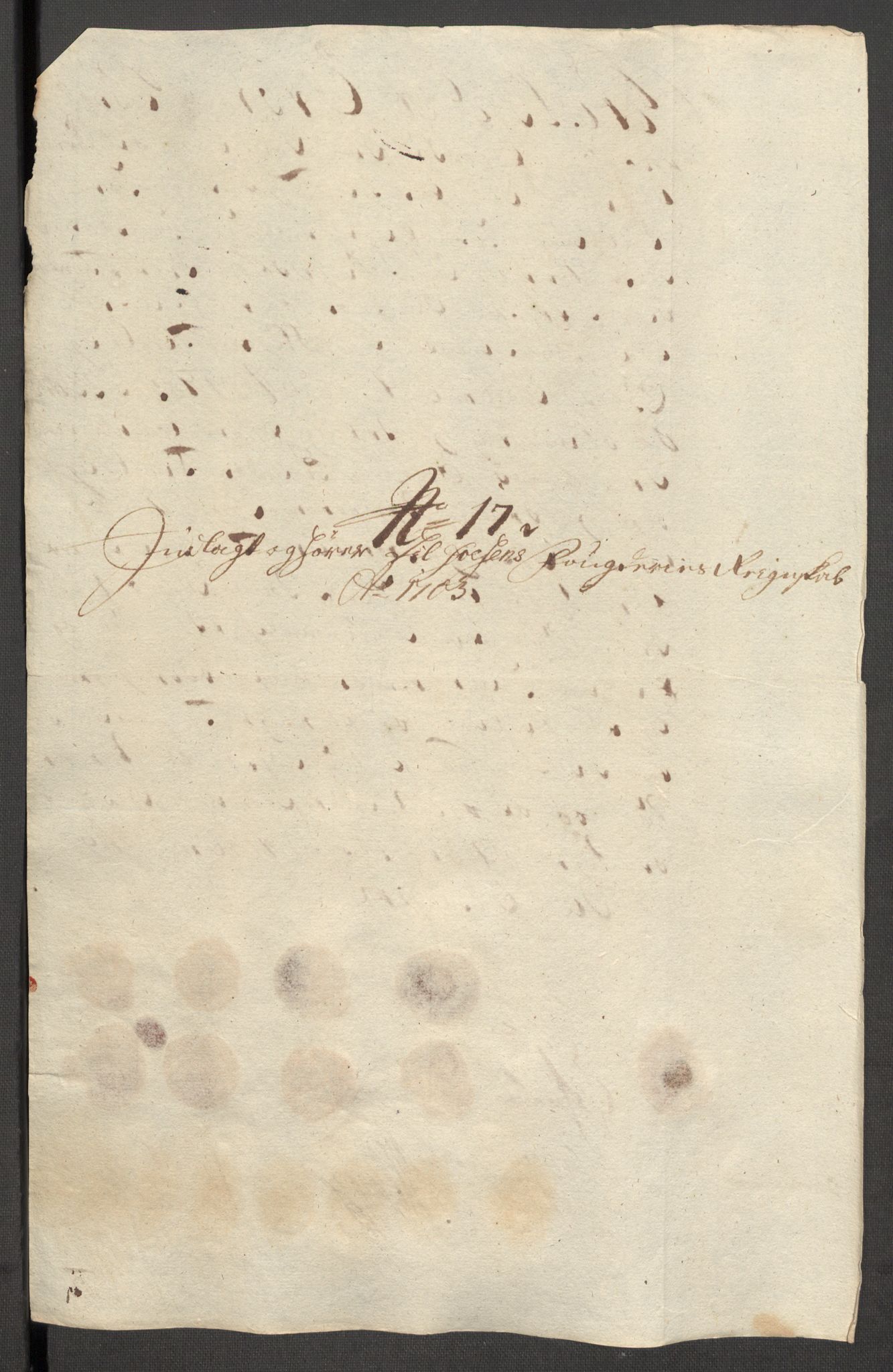 Rentekammeret inntil 1814, Reviderte regnskaper, Fogderegnskap, AV/RA-EA-4092/R57/L3855: Fogderegnskap Fosen, 1702-1703, p. 351