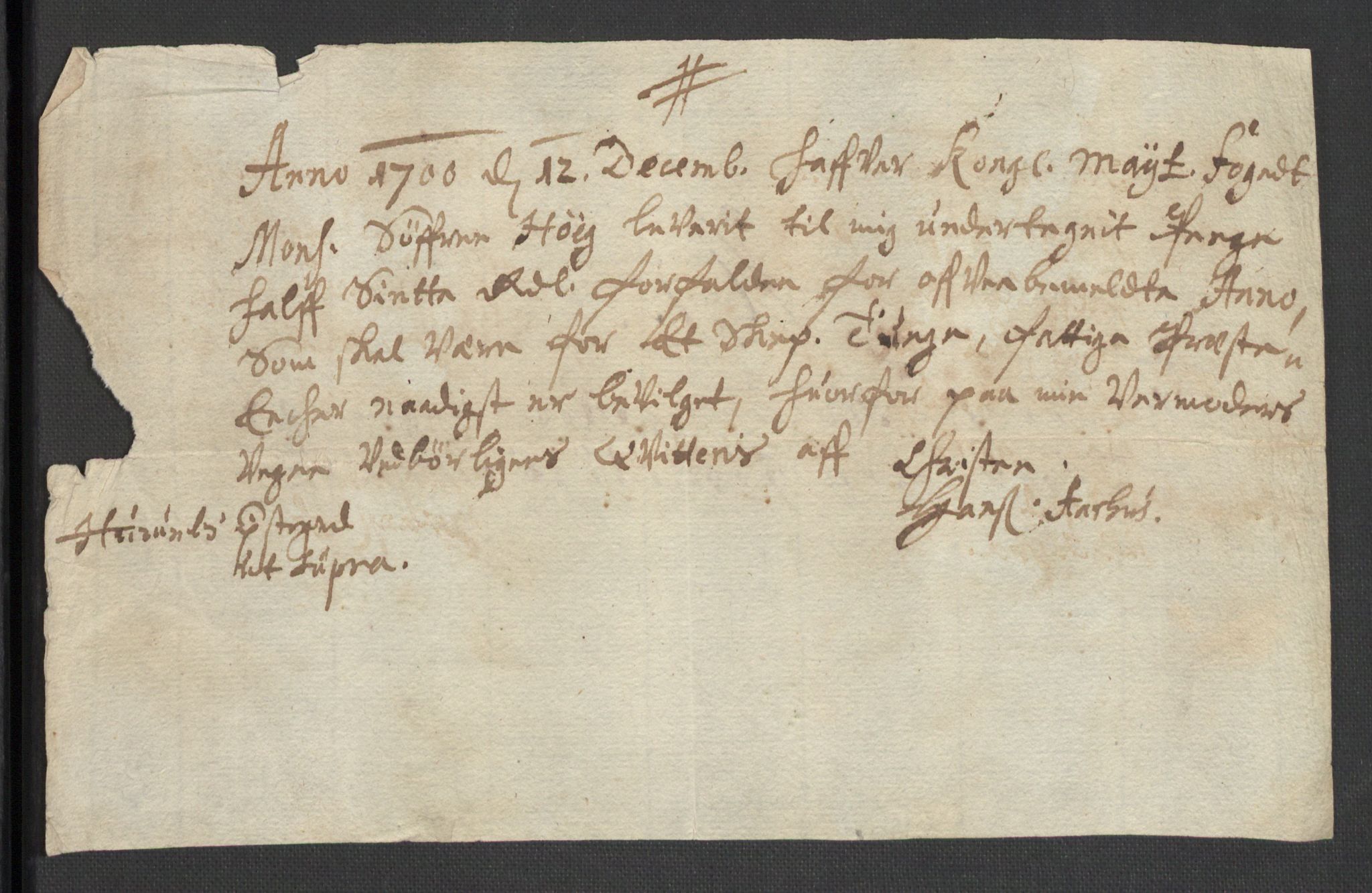 Rentekammeret inntil 1814, Reviderte regnskaper, Fogderegnskap, AV/RA-EA-4092/R30/L1697: Fogderegnskap Hurum, Røyken, Eiker og Lier, 1700-1701, p. 219