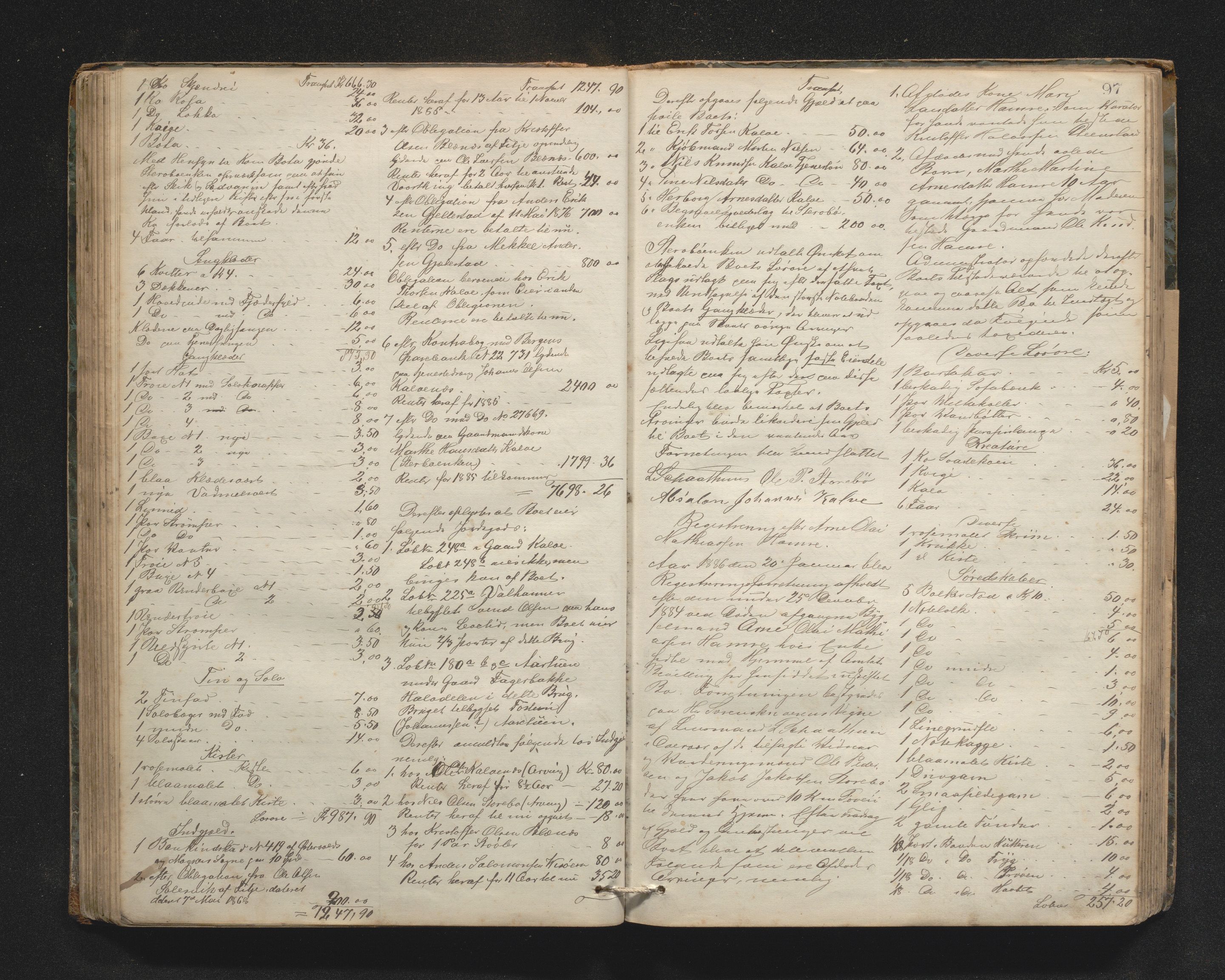 Lensmannen i Sund og Austevoll, AV/SAB-A-35201/0006/L0011: Registreringsprotokoll, 1877-1897, p. 96b-97a