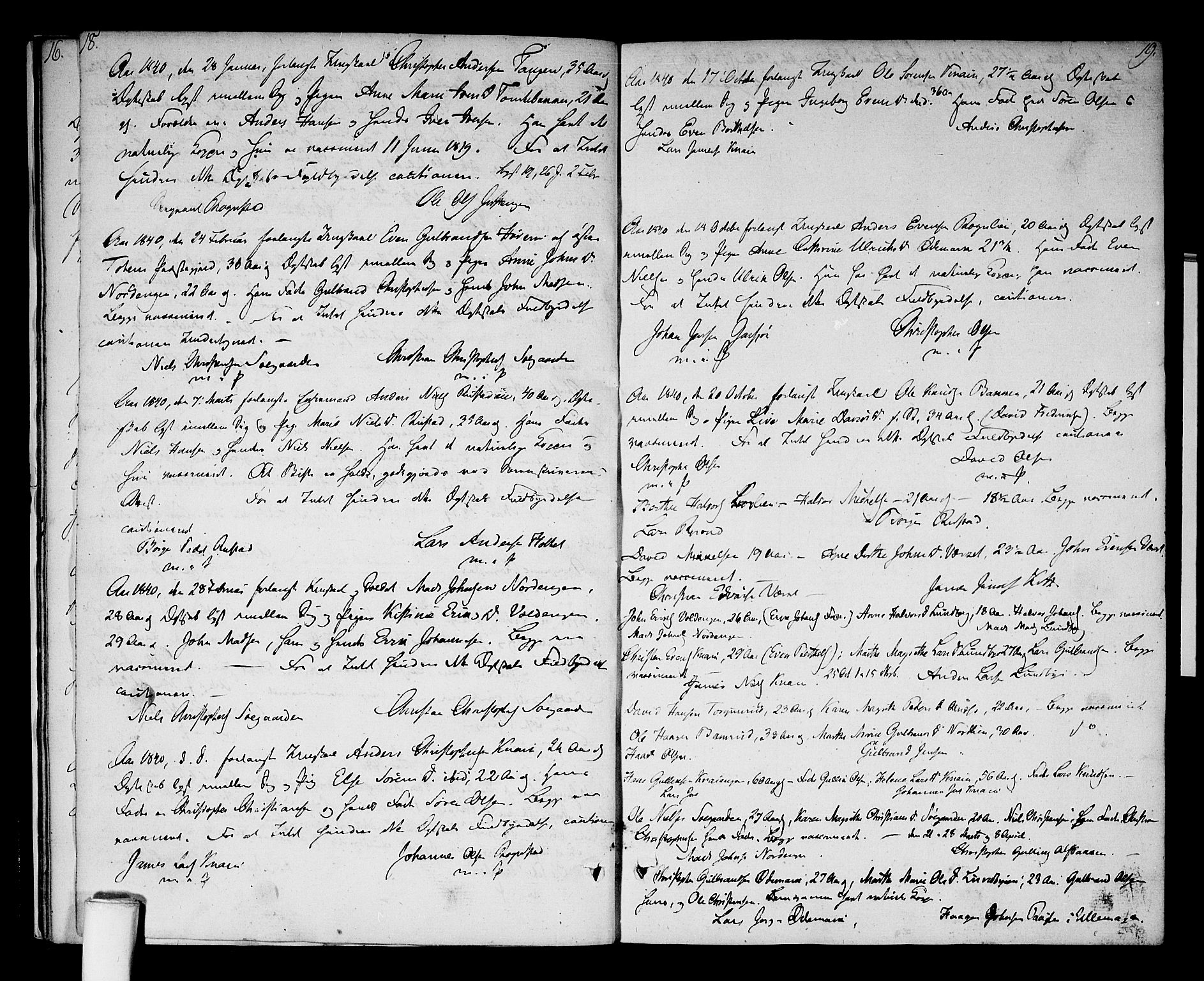 Hurdal prestekontor Kirkebøker, SAO/A-10889/F/Fa/L0002: Parish register (official) no. I 2, 1812-1814, p. 18-19