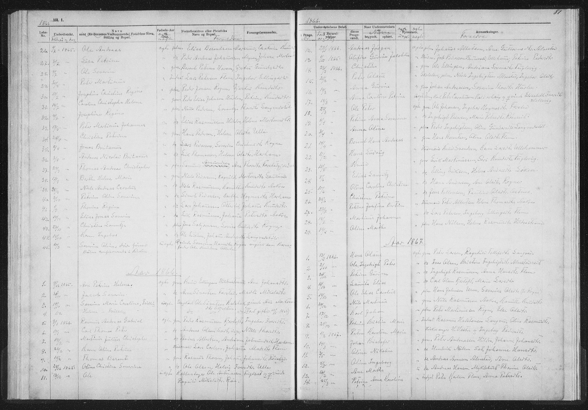 Ministerialprotokoller, klokkerbøker og fødselsregistre - Møre og Romsdal, AV/SAT-A-1454/536/L0514: Parish register (official) no. 536D01, 1840-1875, p. 81