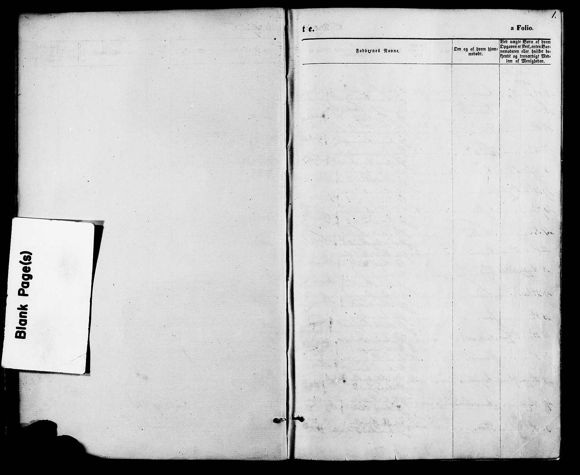 Hægebostad sokneprestkontor, AV/SAK-1111-0024/F/Fa/Fab/L0003: Parish register (official) no. A 3, 1872-1886, p. 1