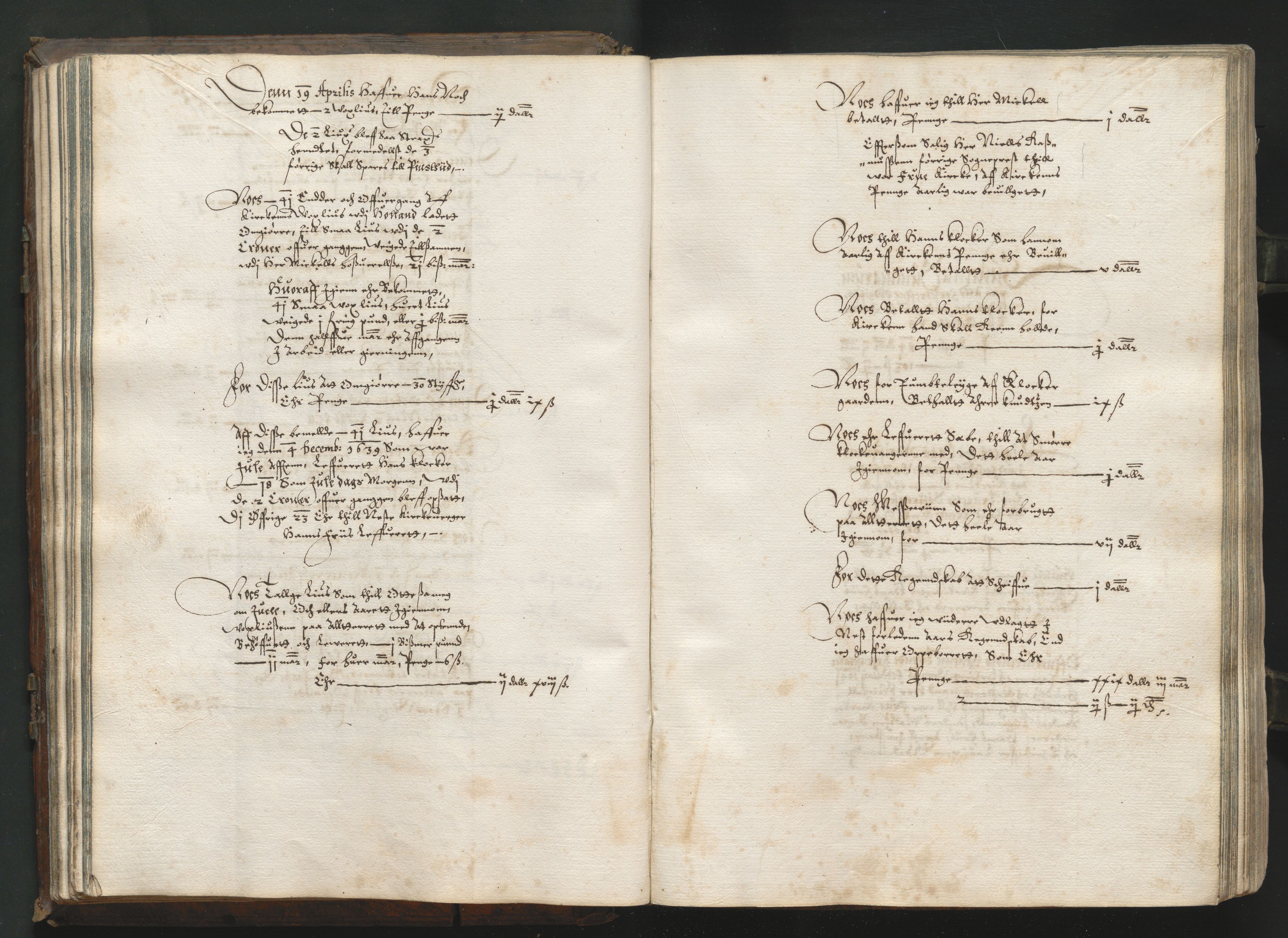 Tønsberg sokneprestkontor, AV/SAKO-A-329/R/Ra/L0001a: Kirkeregnskap. 1a, 1637-1693
