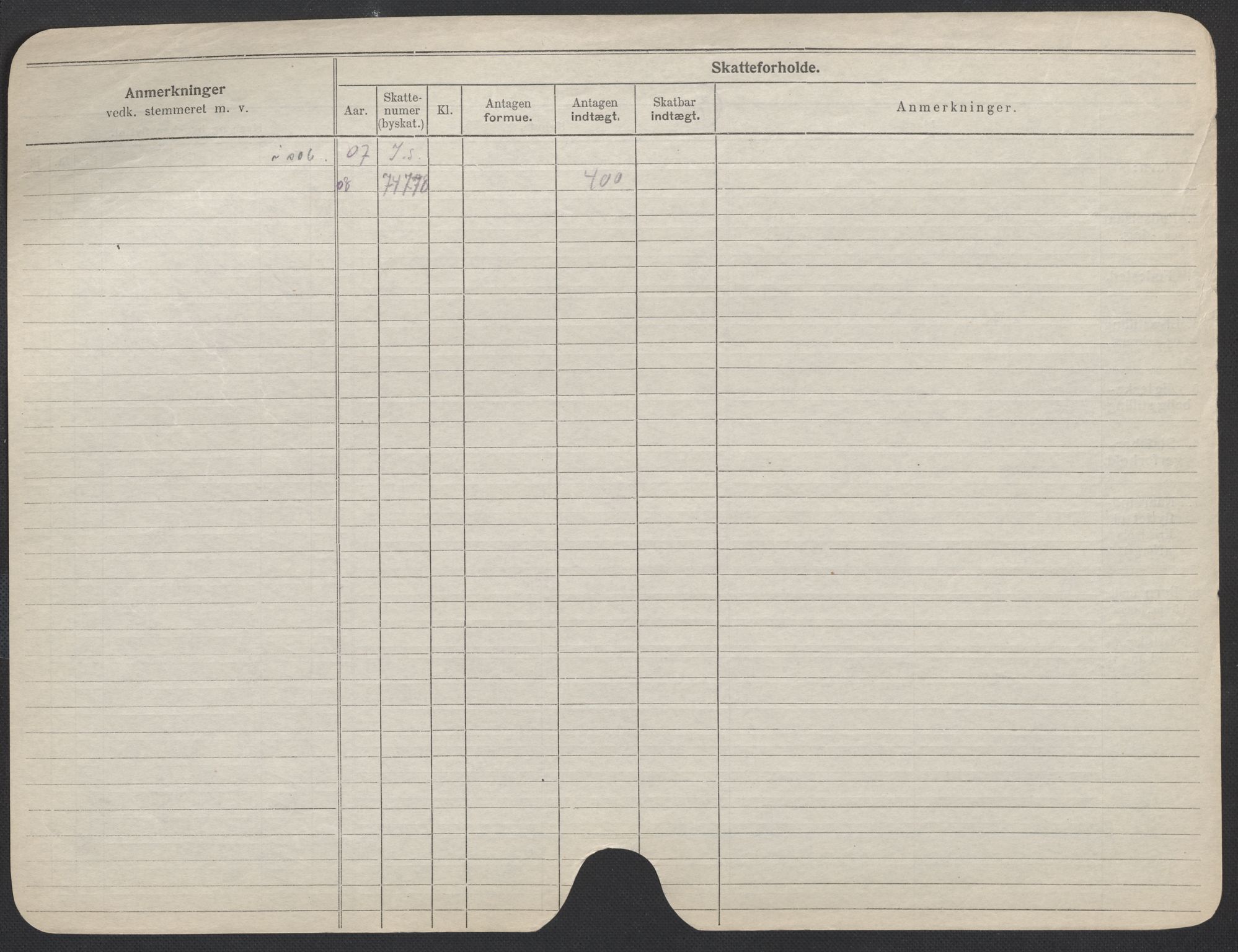 Oslo folkeregister, Registerkort, SAO/A-11715/F/Fa/Fac/L0014: Kvinner, 1906-1914, p. 126b