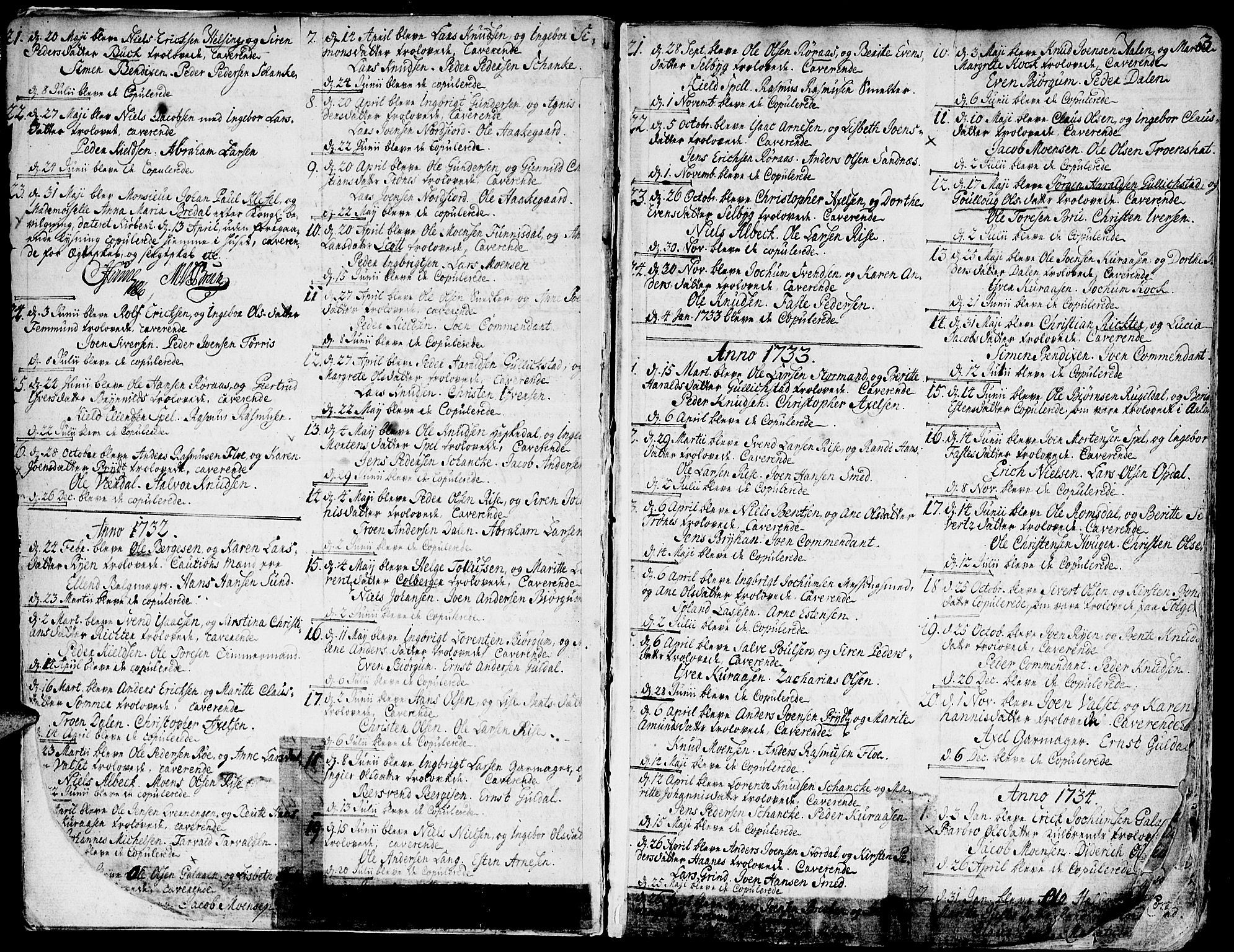Ministerialprotokoller, klokkerbøker og fødselsregistre - Sør-Trøndelag, SAT/A-1456/681/L0925: Parish register (official) no. 681A03, 1727-1766, p. 3