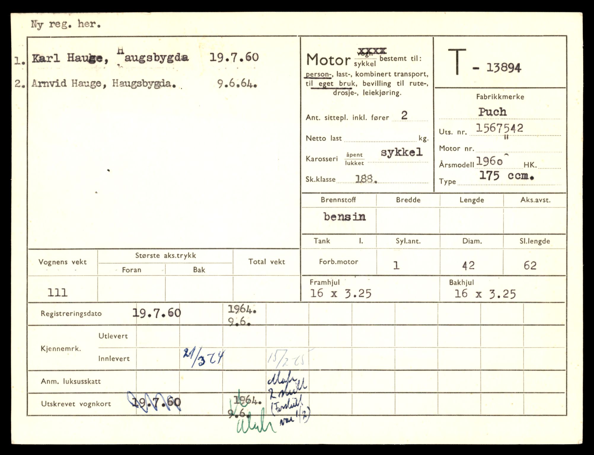 Møre og Romsdal vegkontor - Ålesund trafikkstasjon, AV/SAT-A-4099/F/Fe/L0041: Registreringskort for kjøretøy T 13710 - T 13905, 1927-1998, p. 3191