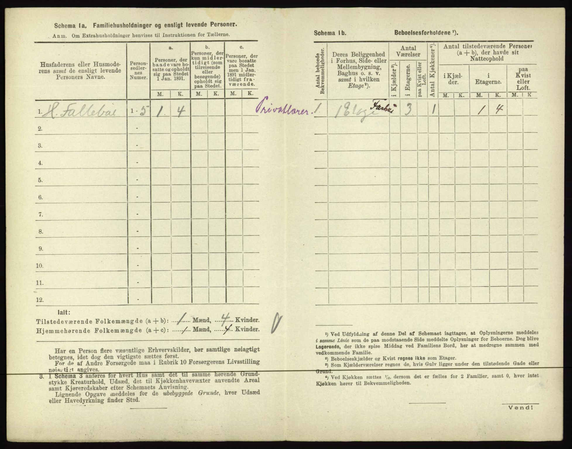 RA, 1891 census for 0601 Hønefoss, 1891, p. 312