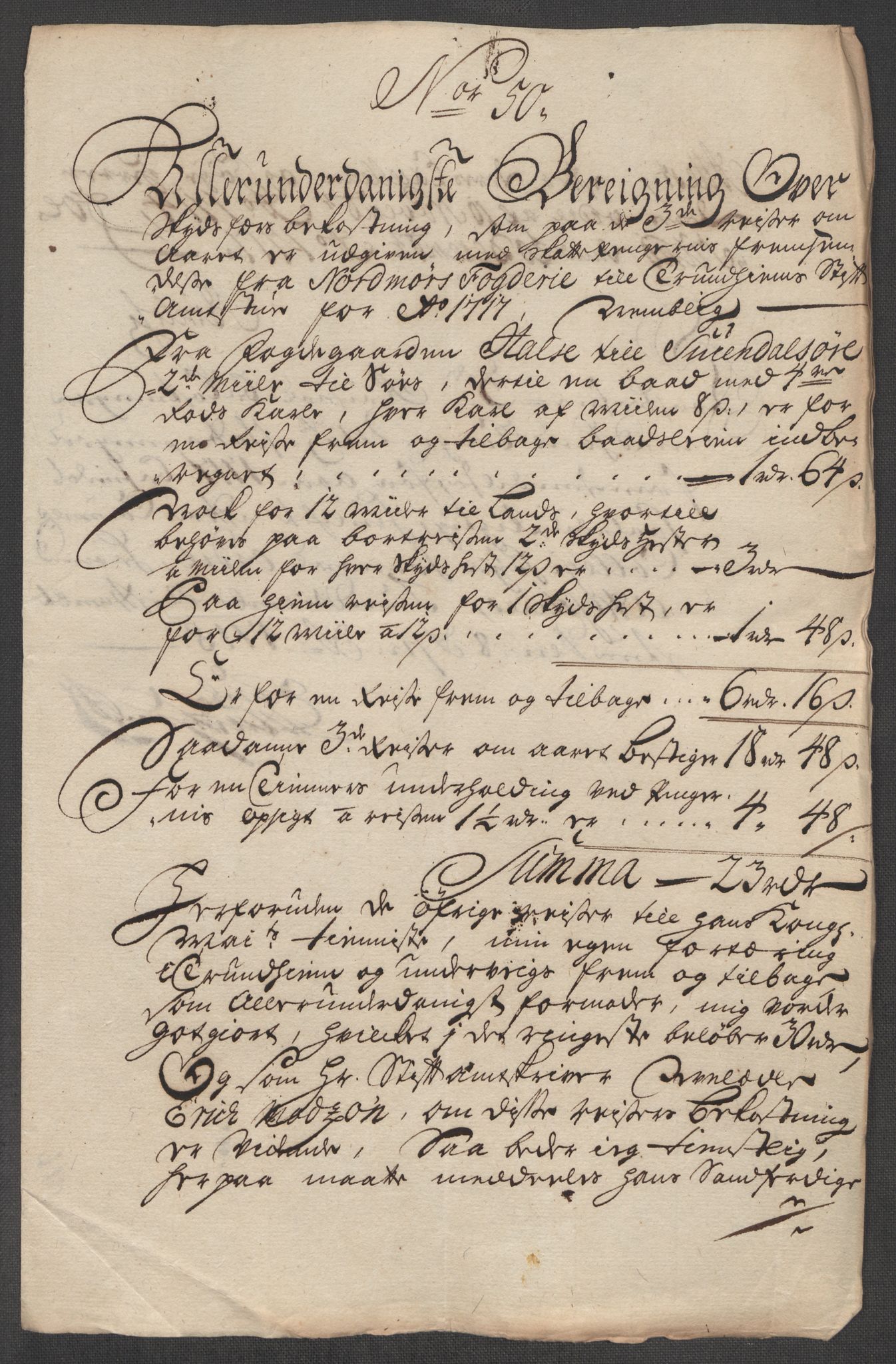 Rentekammeret inntil 1814, Reviderte regnskaper, Fogderegnskap, RA/EA-4092/R56/L3750: Fogderegnskap Nordmøre, 1717, p. 347