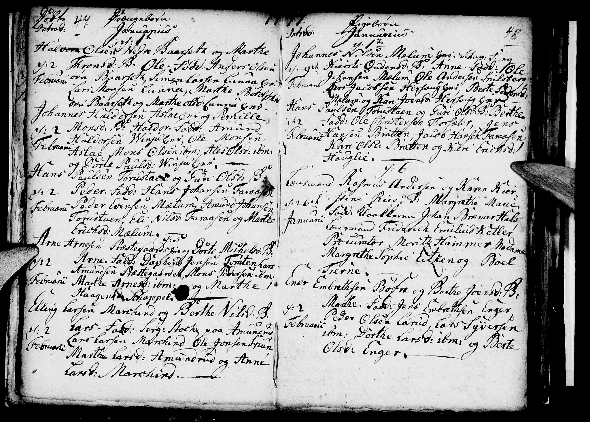 Ringsaker prestekontor, SAH/PREST-014/I/Ia/L0005/0002: Parish register draft no. 1B, 1775-1779, p. 47-48