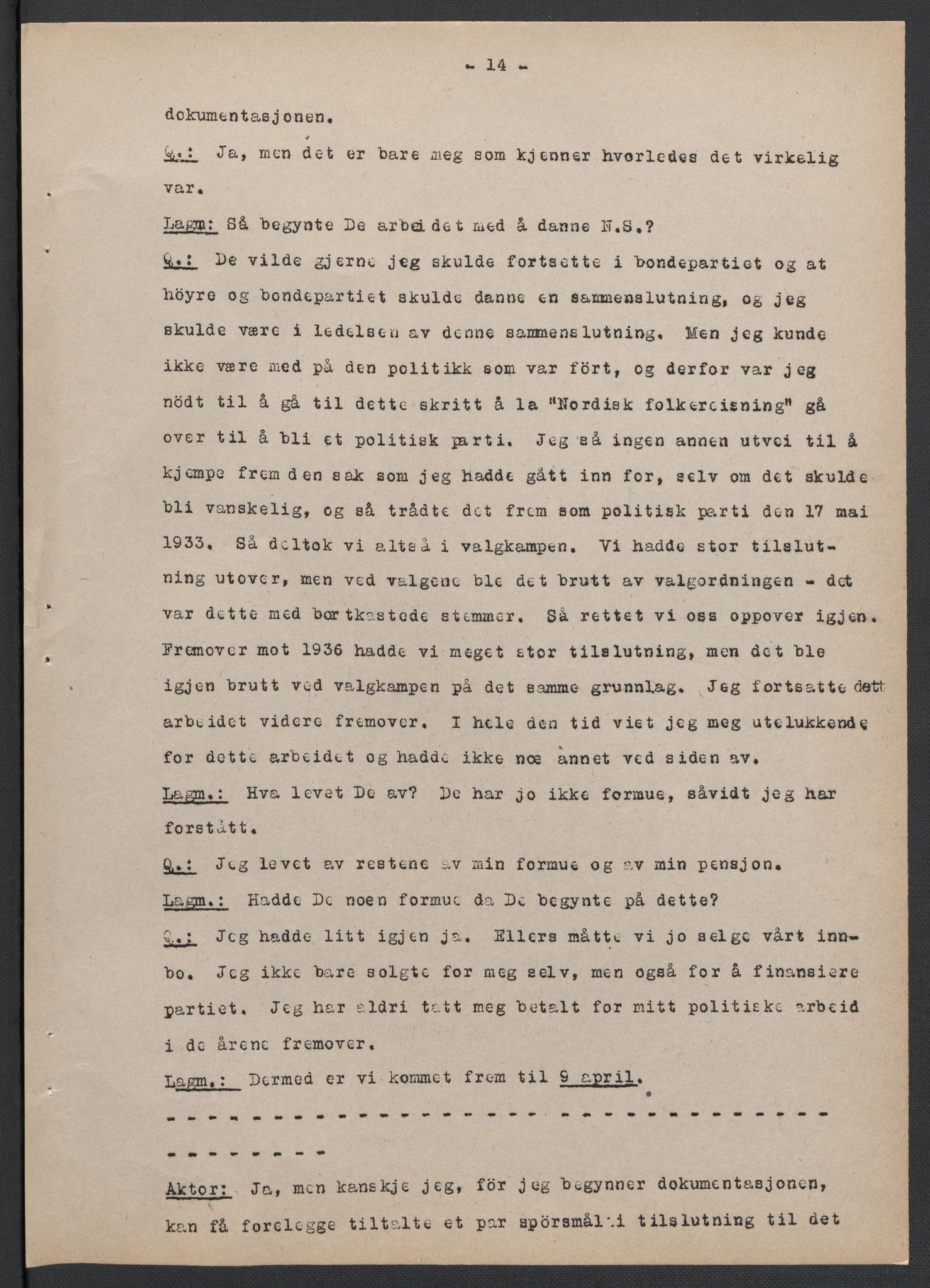 Landssvikarkivet, Oslo politikammer, AV/RA-S-3138-01/D/Da/L0003: Dnr. 29, 1945, p. 3237