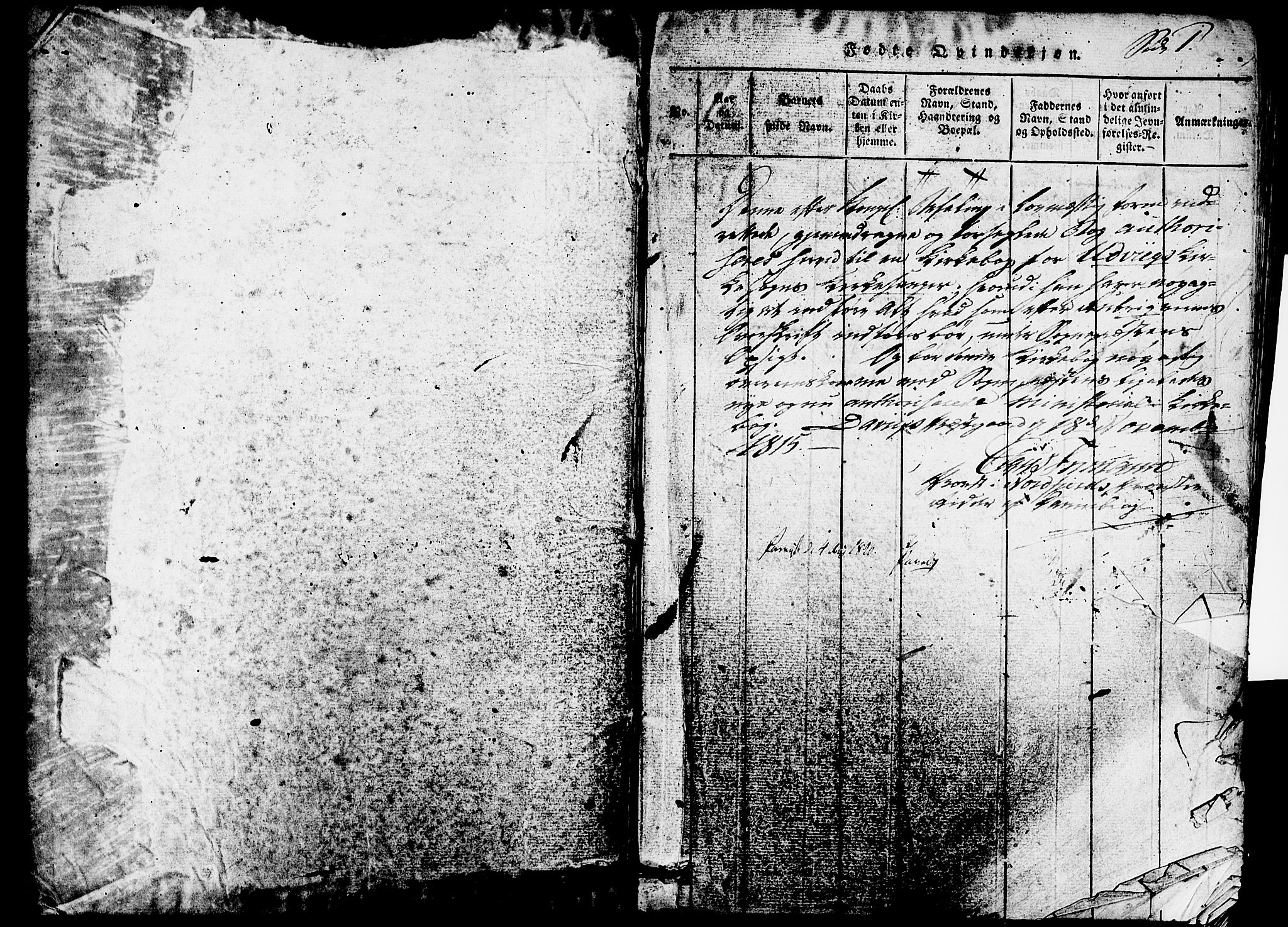 Innvik sokneprestembete, AV/SAB-A-80501: Parish register (copy) no. C 1, 1816-1820