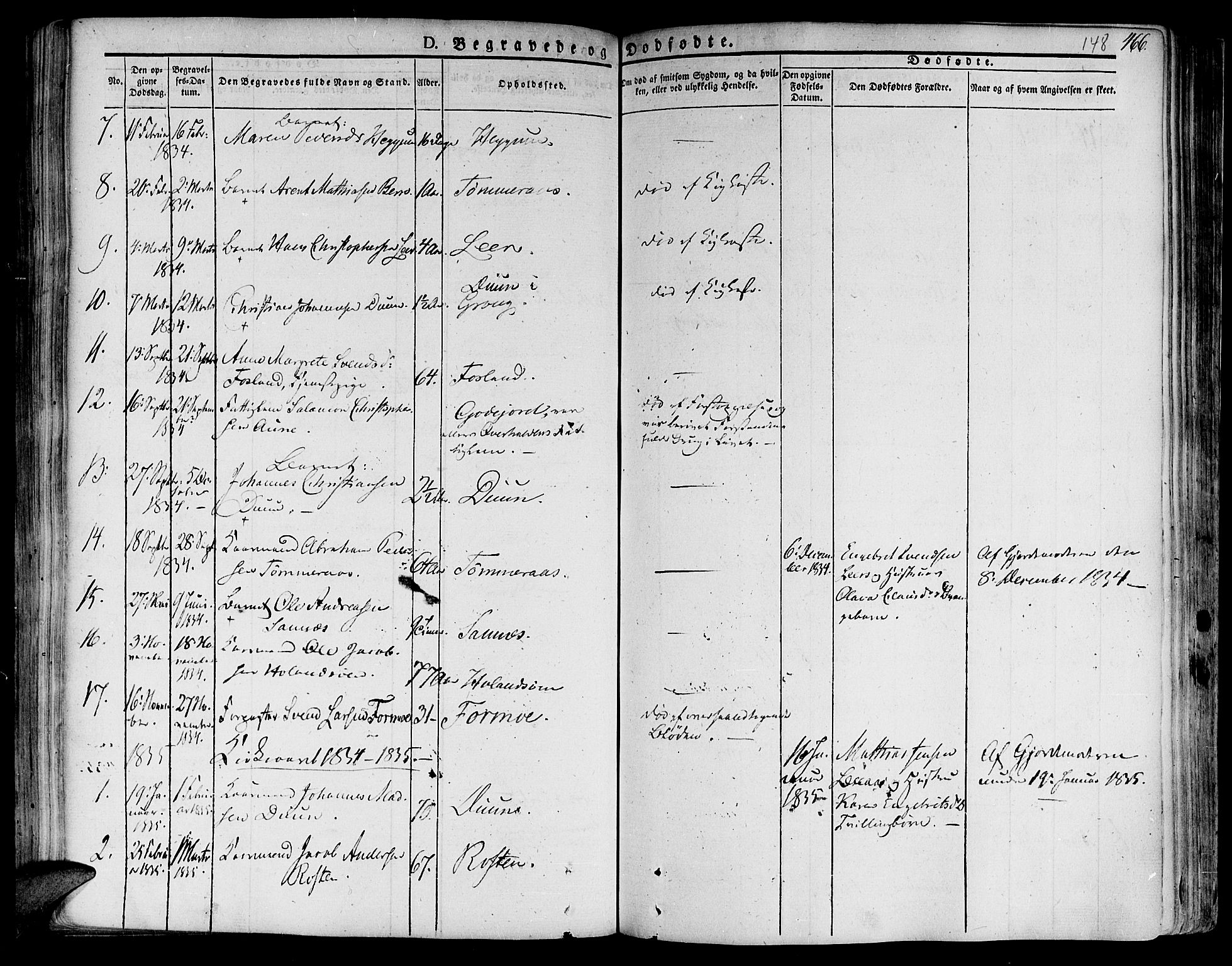 Ministerialprotokoller, klokkerbøker og fødselsregistre - Nord-Trøndelag, AV/SAT-A-1458/758/L0510: Parish register (official) no. 758A01 /1, 1821-1841, p. 148