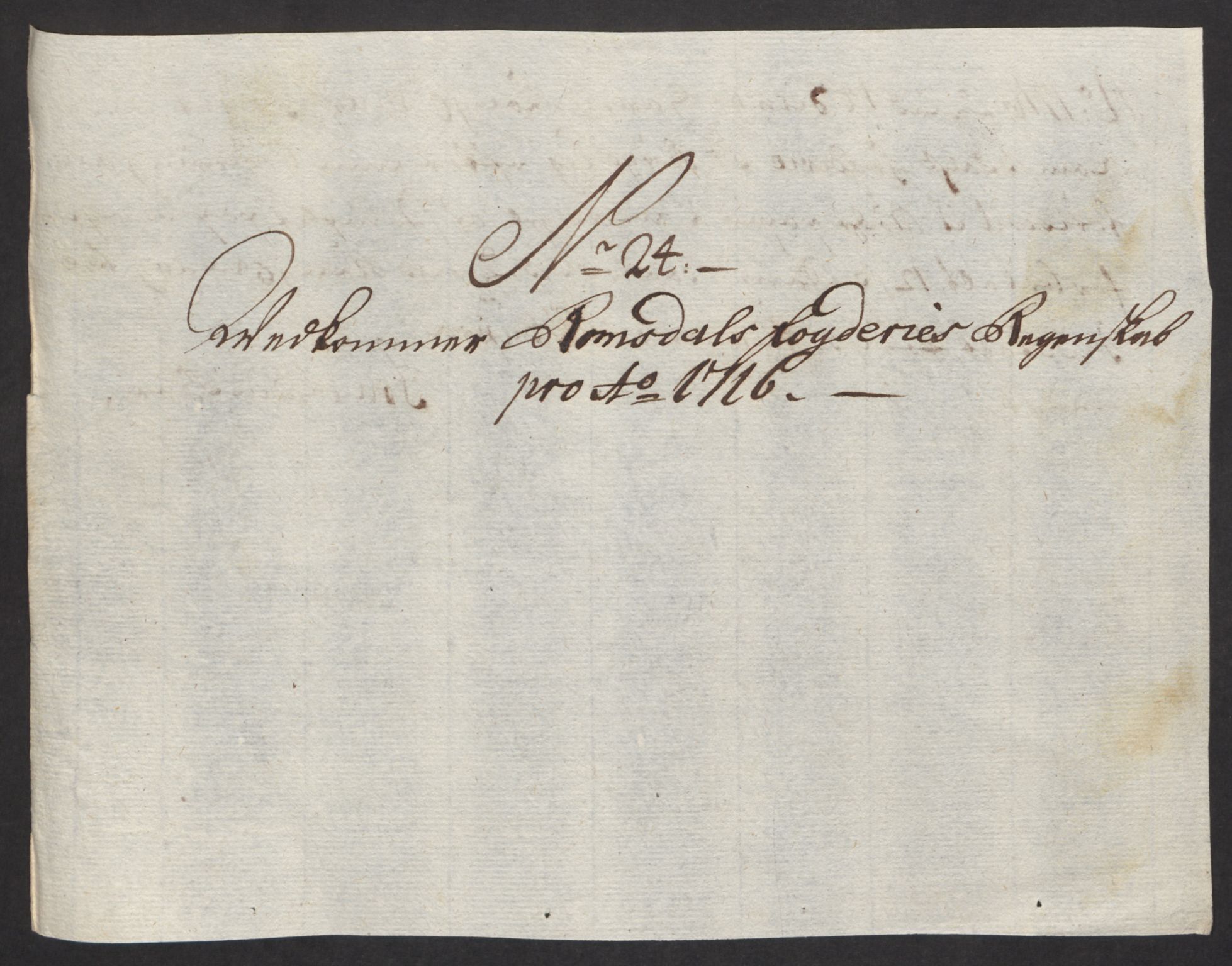 Rentekammeret inntil 1814, Reviderte regnskaper, Fogderegnskap, RA/EA-4092/R55/L3663: Fogderegnskap Romsdal, 1715-1716, p. 430