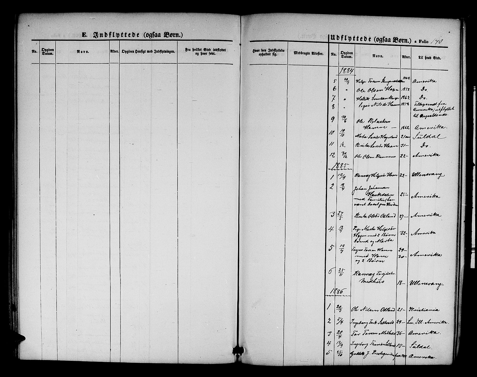 Røldal sokneprestembete, SAB/A-100247: Parish register (copy) no. A 2, 1861-1886, p. 140