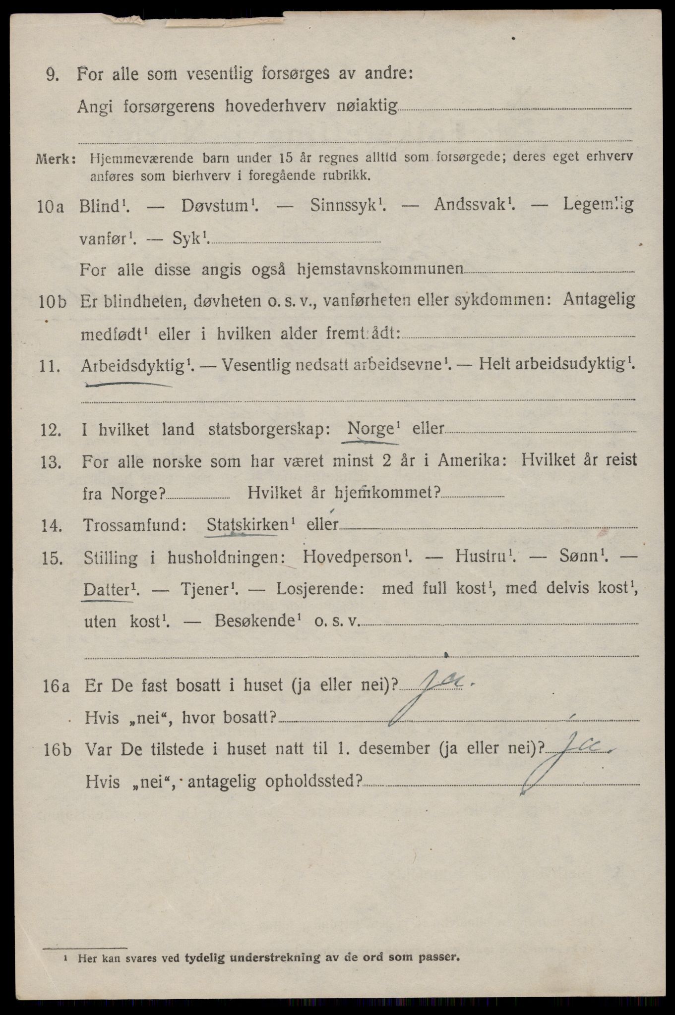 SAST, 1920 census for Høyland, 1920, p. 8665