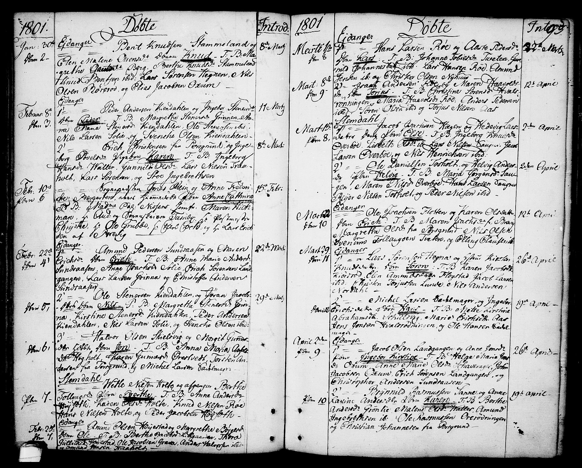 Eidanger kirkebøker, SAKO/A-261/F/Fa/L0006: Parish register (official) no. 6, 1764-1814, p. 93