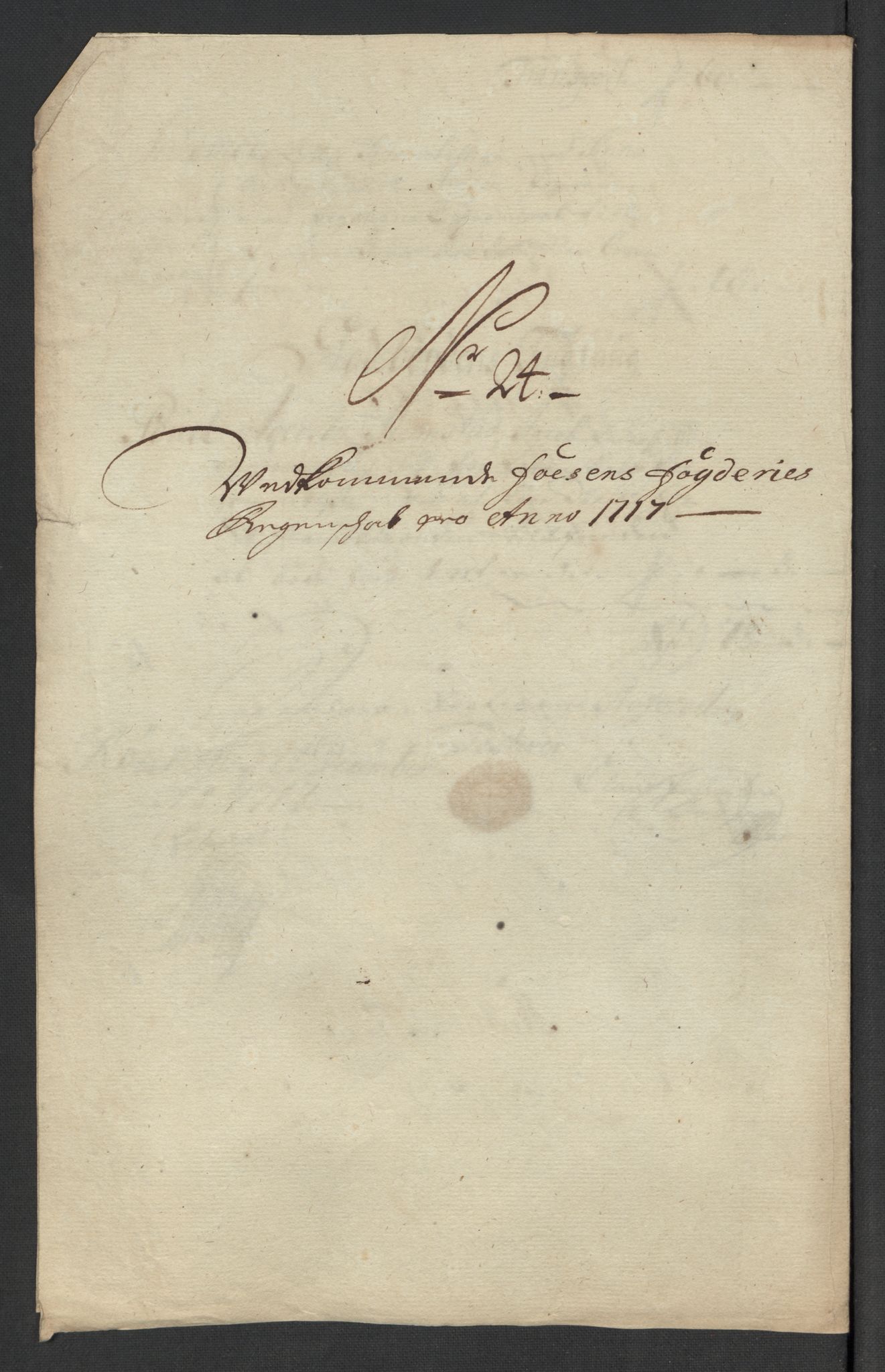 Rentekammeret inntil 1814, Reviderte regnskaper, Fogderegnskap, RA/EA-4092/R57/L3865: Fogderegnskap Fosen, 1717, p. 194