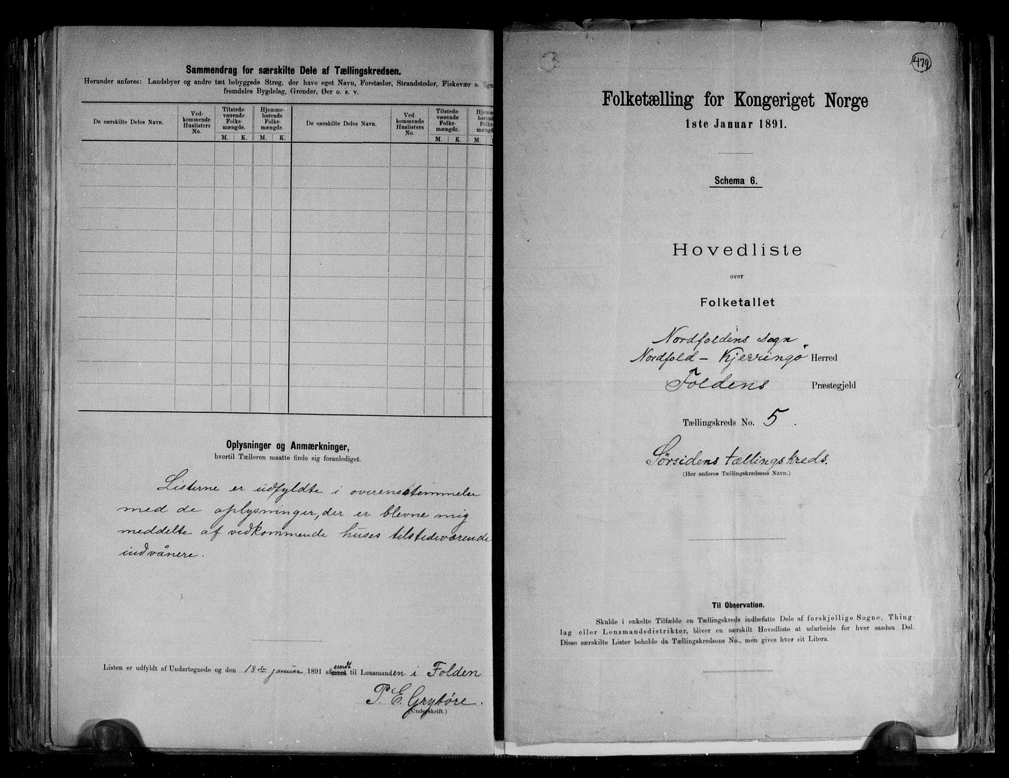 RA, 1891 census for 1846 Nordfold-Kjerringøy, 1891, p. 14