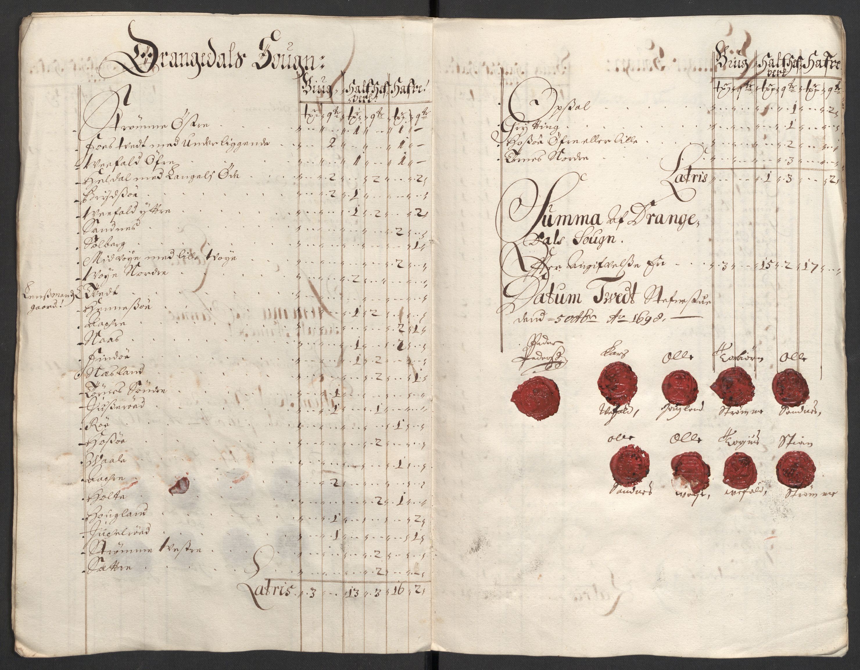 Rentekammeret inntil 1814, Reviderte regnskaper, Fogderegnskap, AV/RA-EA-4092/R36/L2099: Fogderegnskap Øvre og Nedre Telemark og Bamble, 1698, p. 36